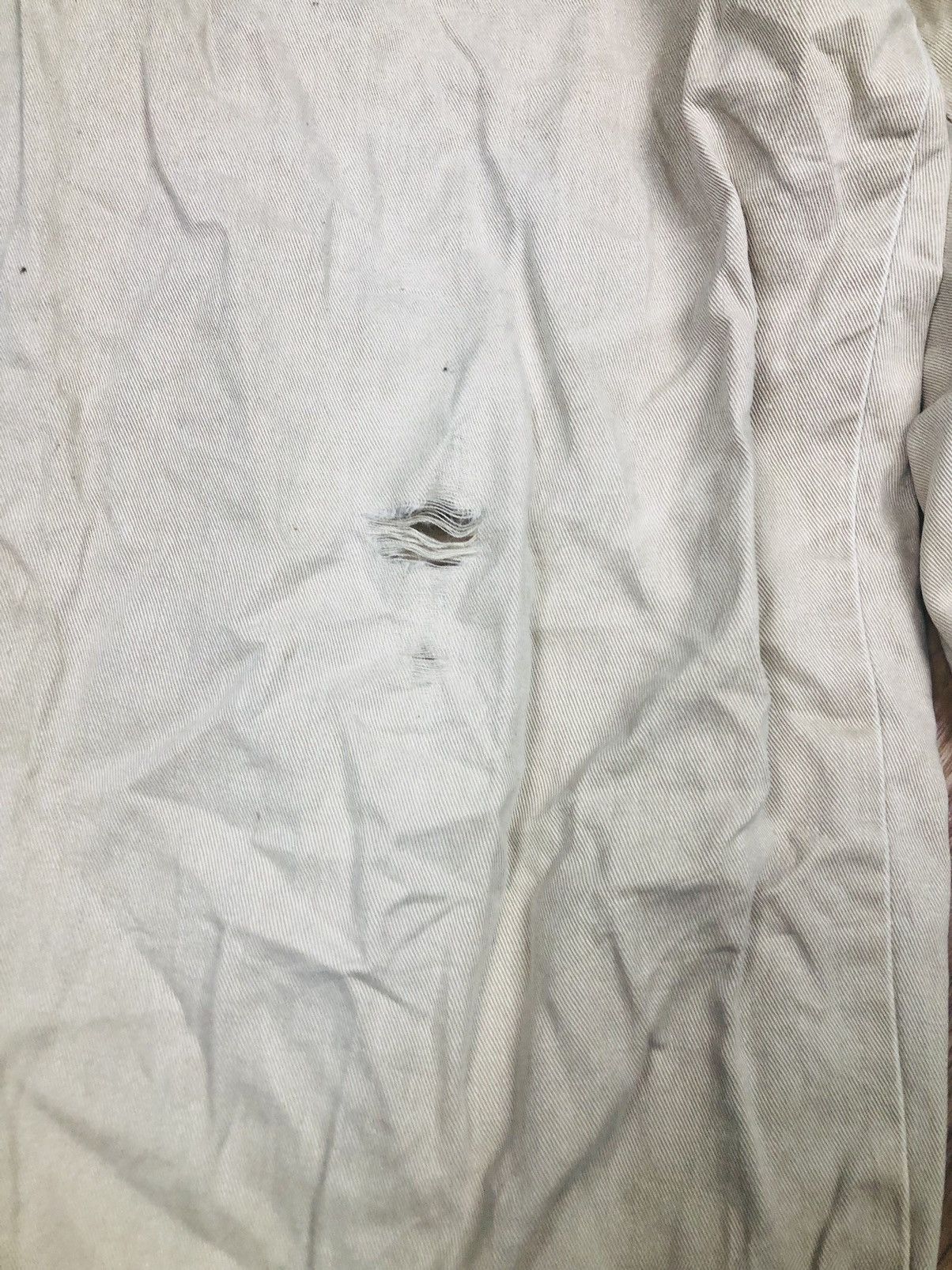 Hanes Unique Hanes Khaki Patchwork Pants Distressed (37) Size US 35 - 6 Thumbnail