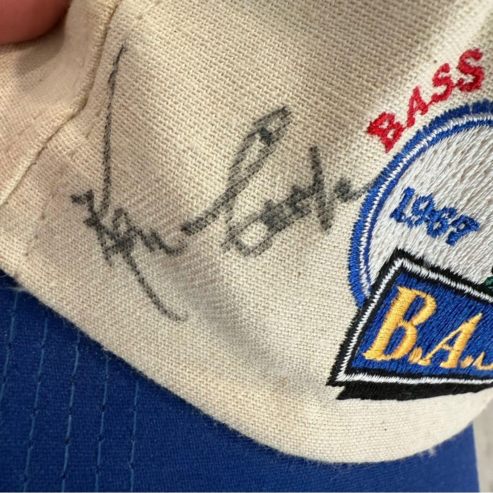 Bass Vintage B.A.S.S. Anglers Sportsman Society 1967-1994 Signed Size ONE SIZE - 6 Thumbnail