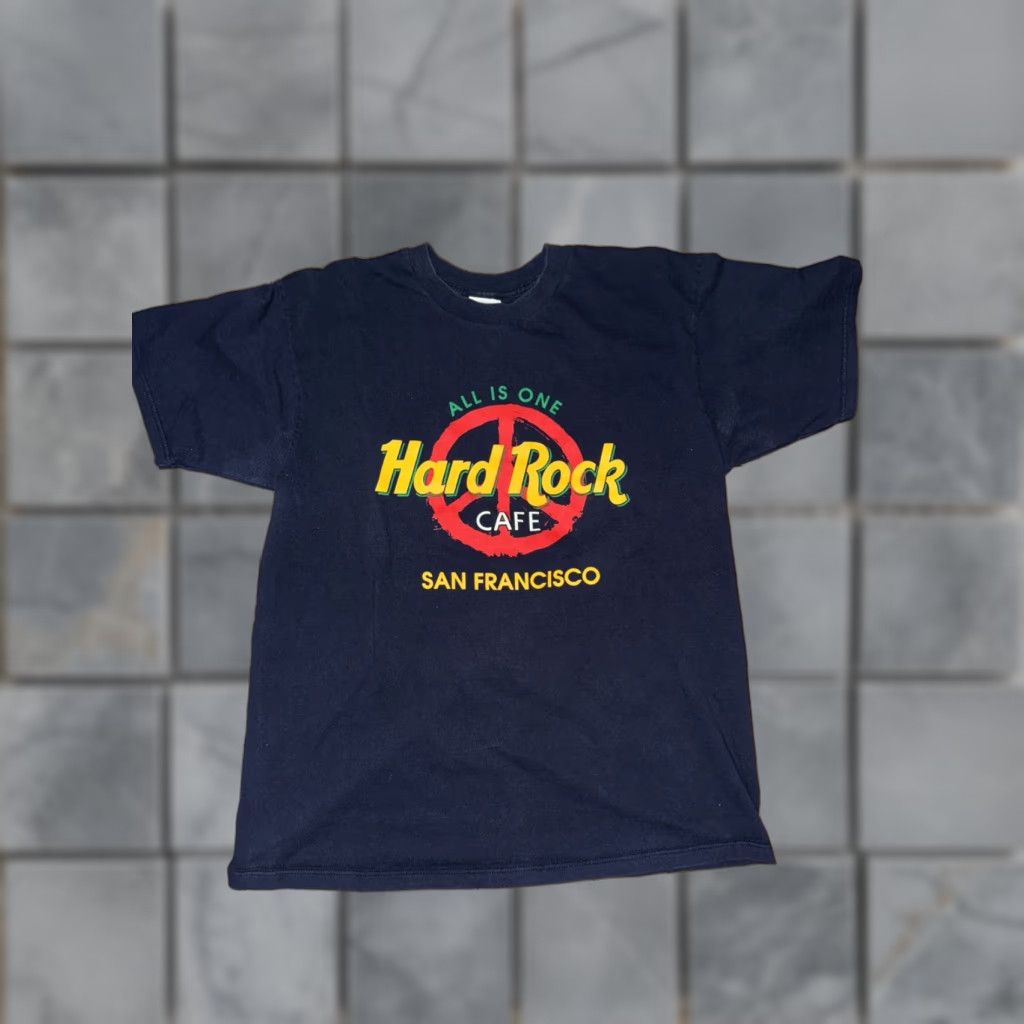 Hard Rock Cafe VINTAGE Hard Rock Cafe T-Shirt San Francisco Blue L Men USA Made In USA Size US L / EU 52-54 / 3 - 1 Thumbnail