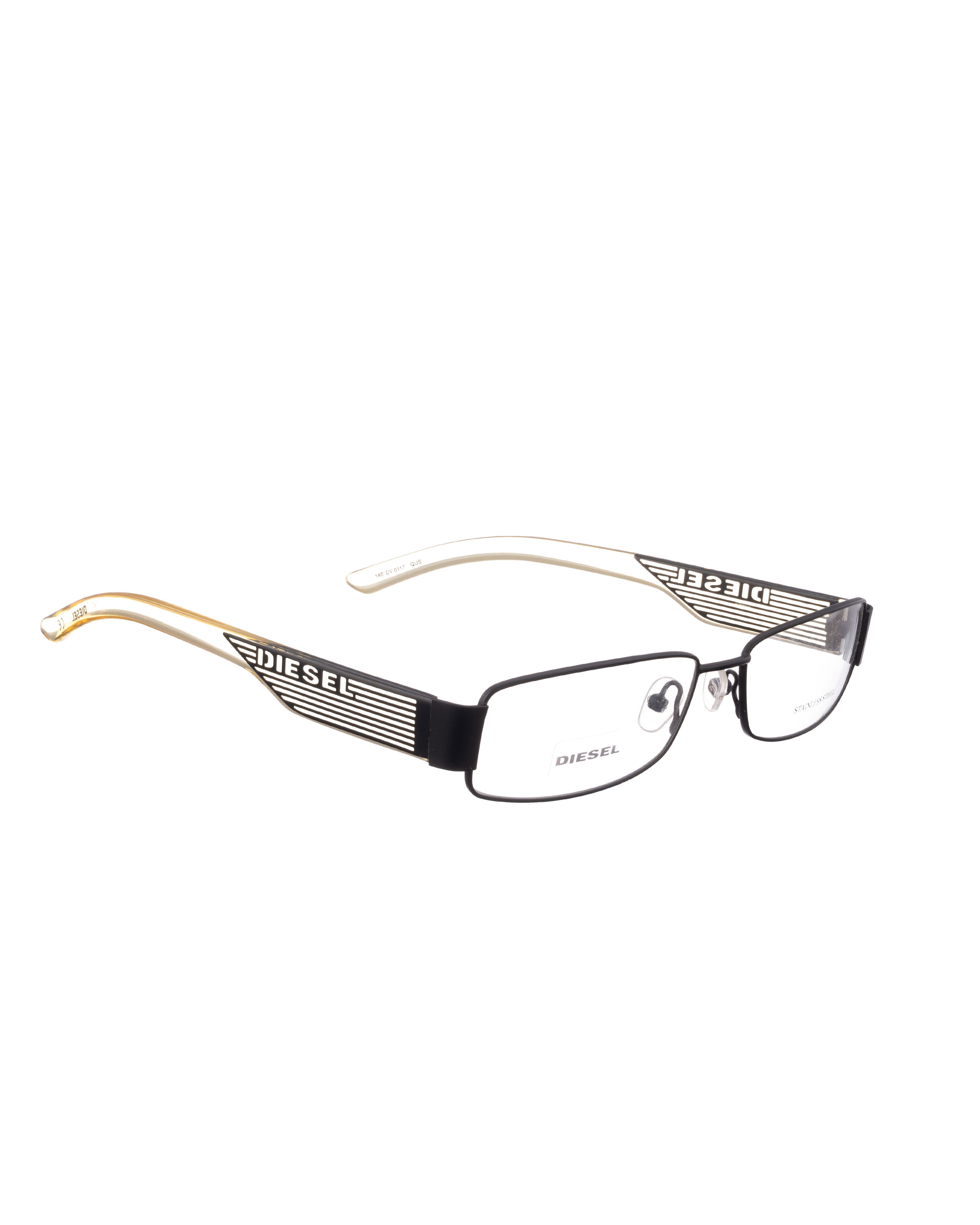 Diesel Diesel 00s Dark Brown and Gold Transparent Glasses Size ONE SIZE - 2 Thumbnail