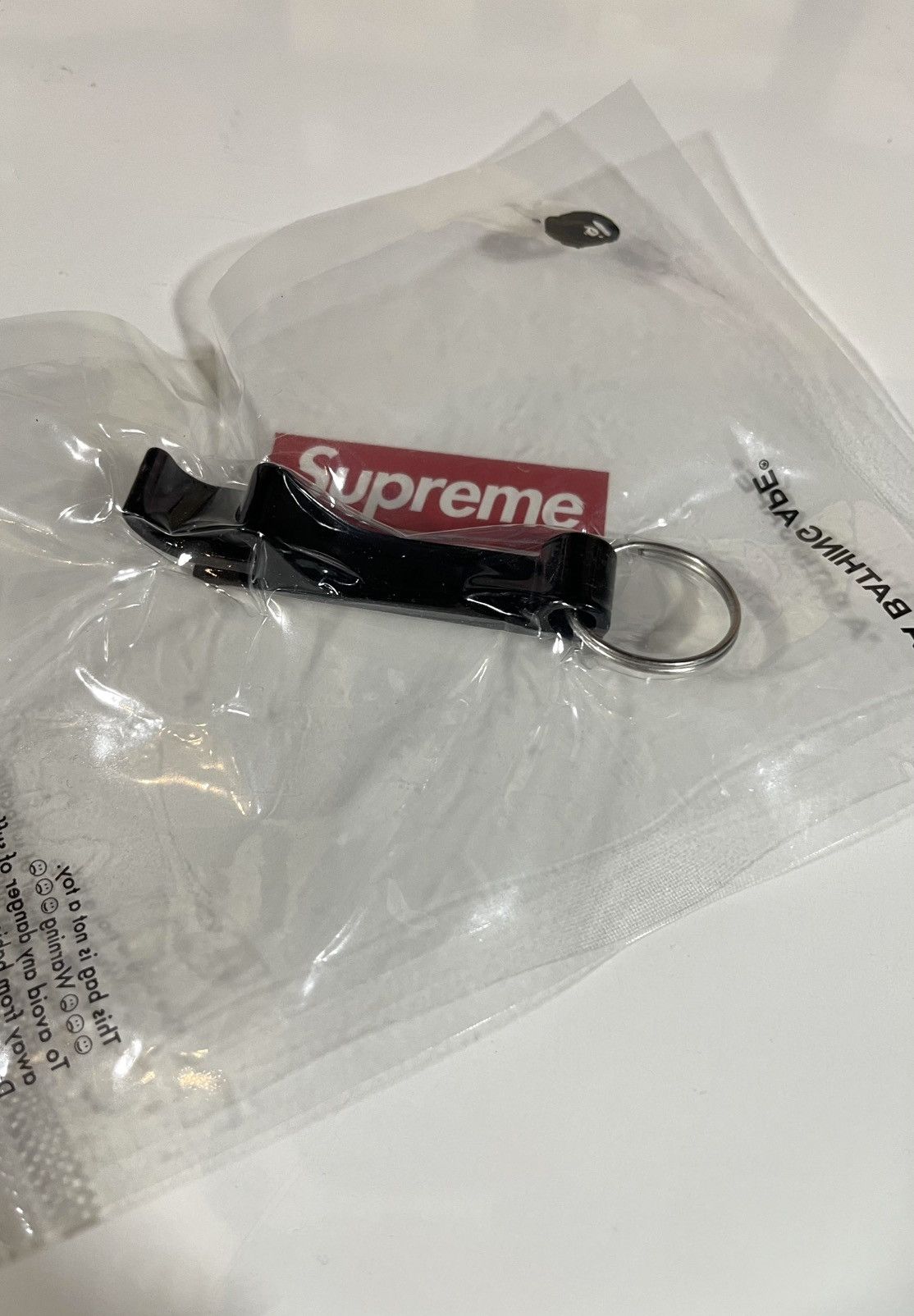 Bape A Bathing Ape Bape Bottle Opener Keychain Black Size ONE SIZE - 2 Thumbnail