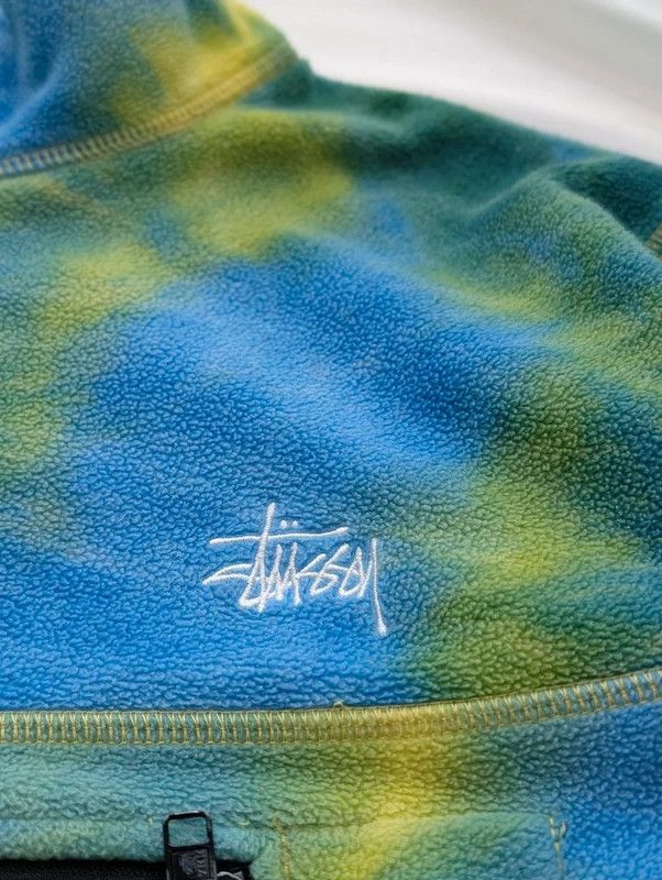 Stussy Stussy Quarter Zip Tie Dye Fleece Tie-Dyed pullover S Size US S / EU 44-46 / 1 - 3 Thumbnail