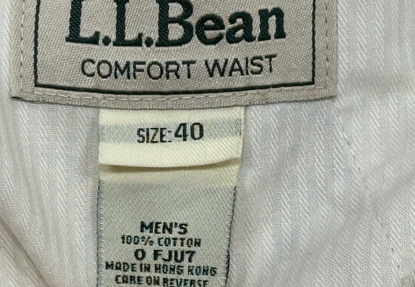 L.L. Bean LL Bean 100% Cotton Comfort Waist Chinos Brown Mens 40/28 Size US 40 / EU 56 - 6 Thumbnail