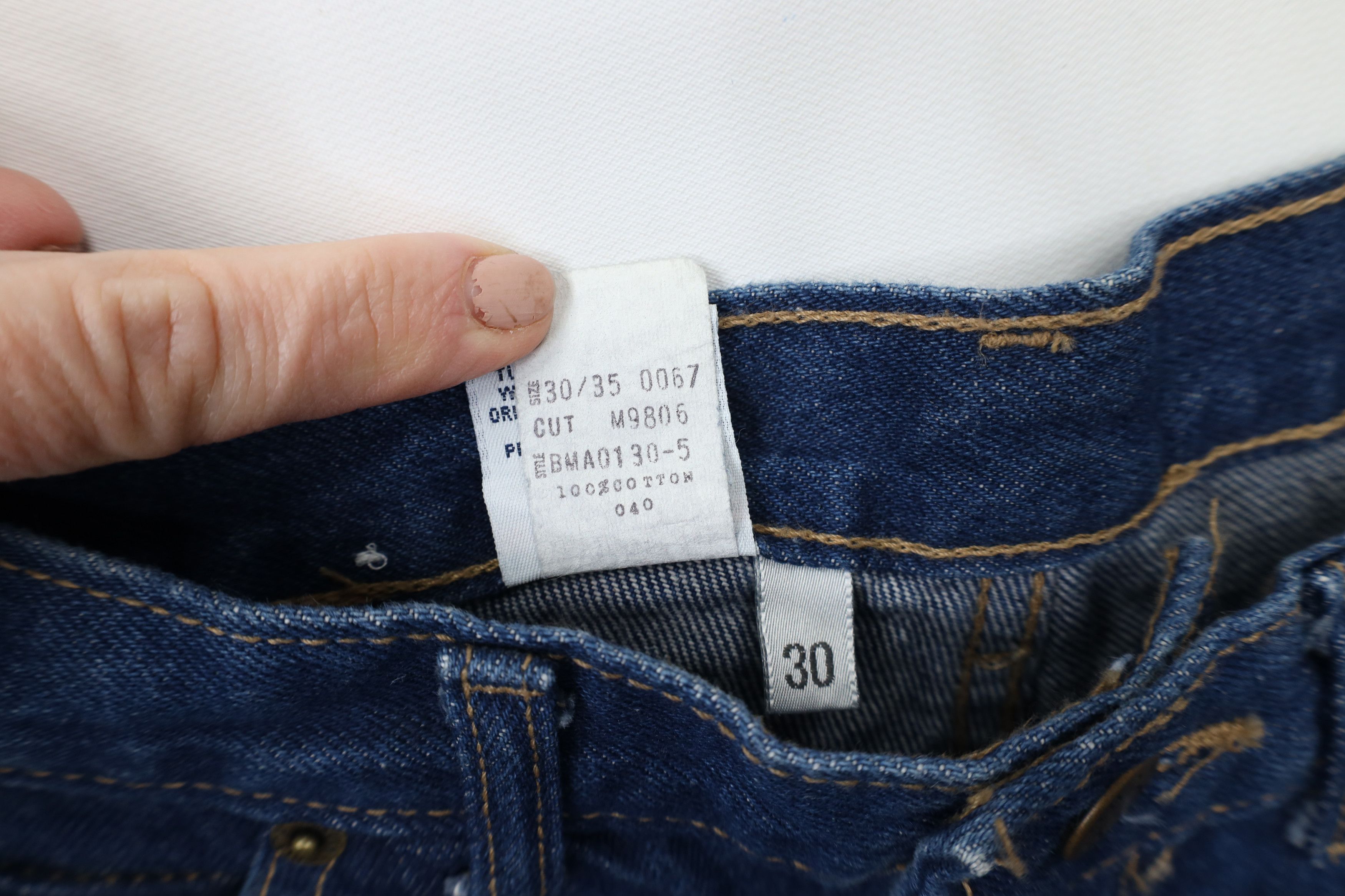 Calvin Klein × Vintage Deadstock Vintage 90s Calvin Klein Western Denim Jeans USA Size 30" / US 8 / IT 44 - 4 Thumbnail