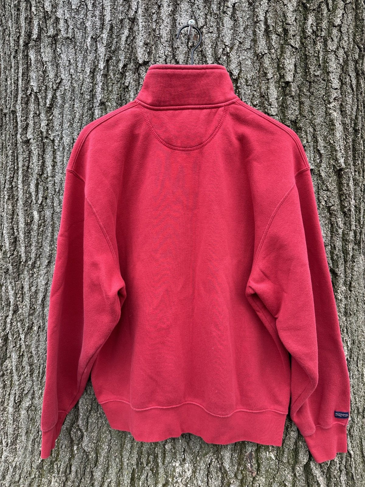 Jansport × Vintage Vintage Hamline Jansport Red Quarter Zip Sweatshirt Size US L / EU 52-54 / 3 - 5 Thumbnail