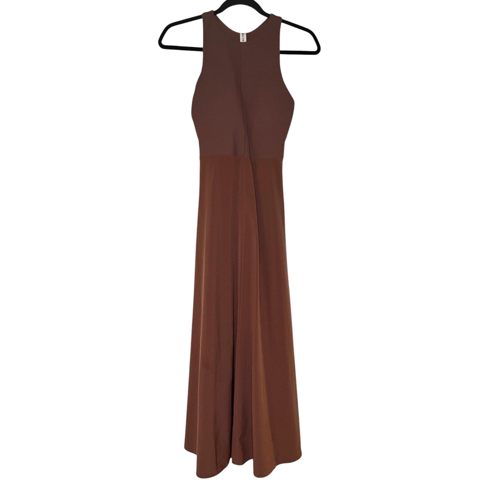 Athleta Athleta Winona Midi Support Cut Out Racerback Tank Dress XS Size XS / US 0-2 / IT 36-38 - 2 Thumbnail