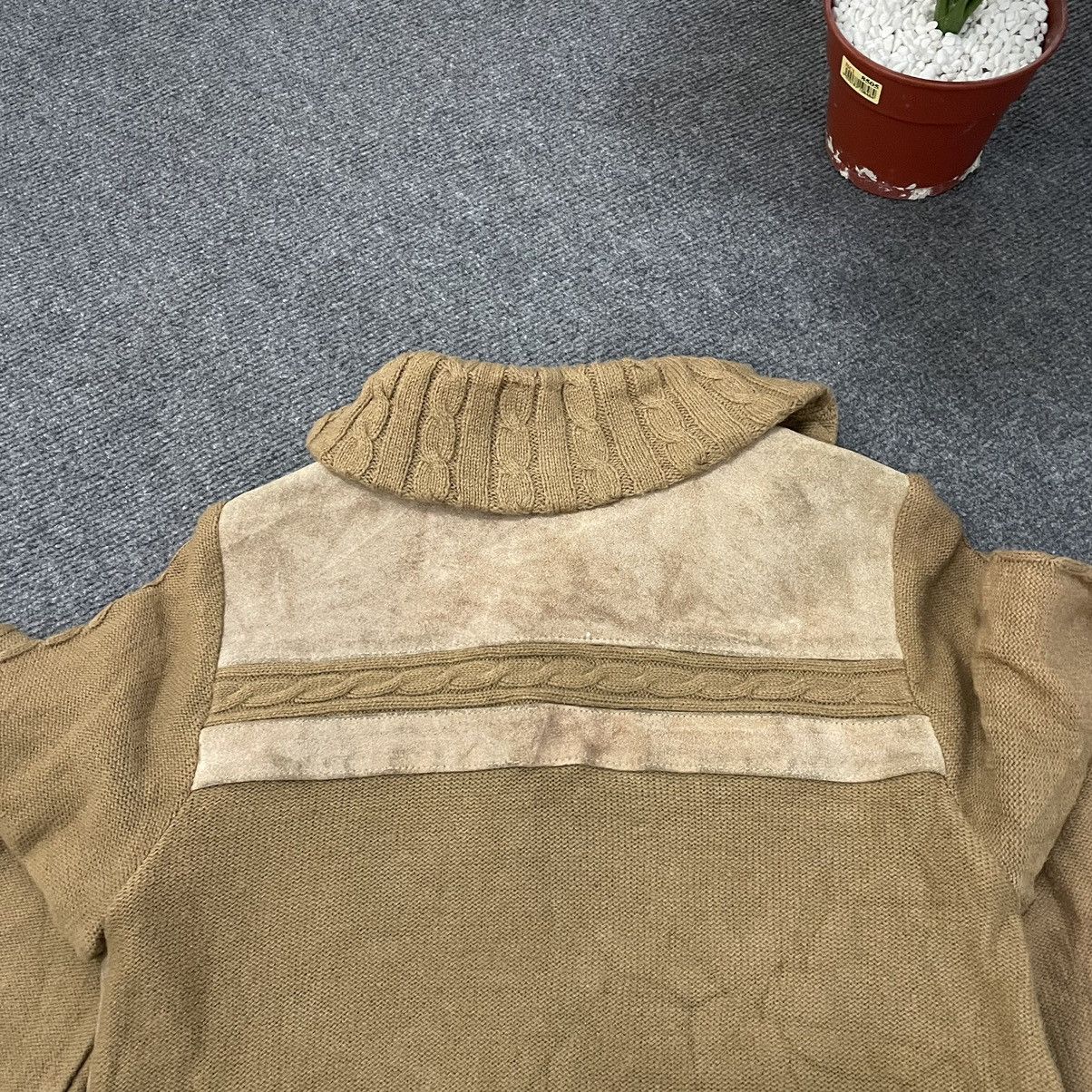 Genuine Leather × Vintage David Brett Suede Leather Long Jacket Size XS / US 0-2 / IT 36-38 - 9 Thumbnail