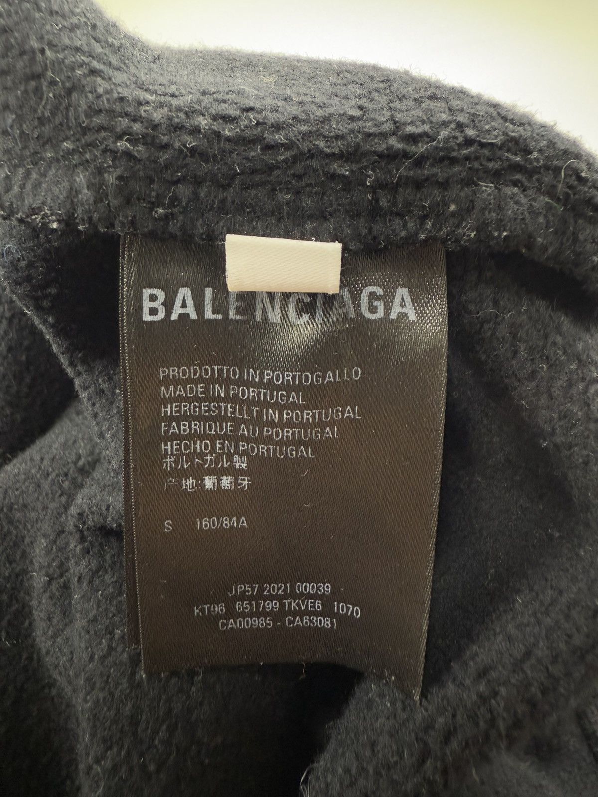 Balenciaga Balenciaga Oversized Barcode Hoodie Size US S / EU 44-46 / 1 - 9 Thumbnail