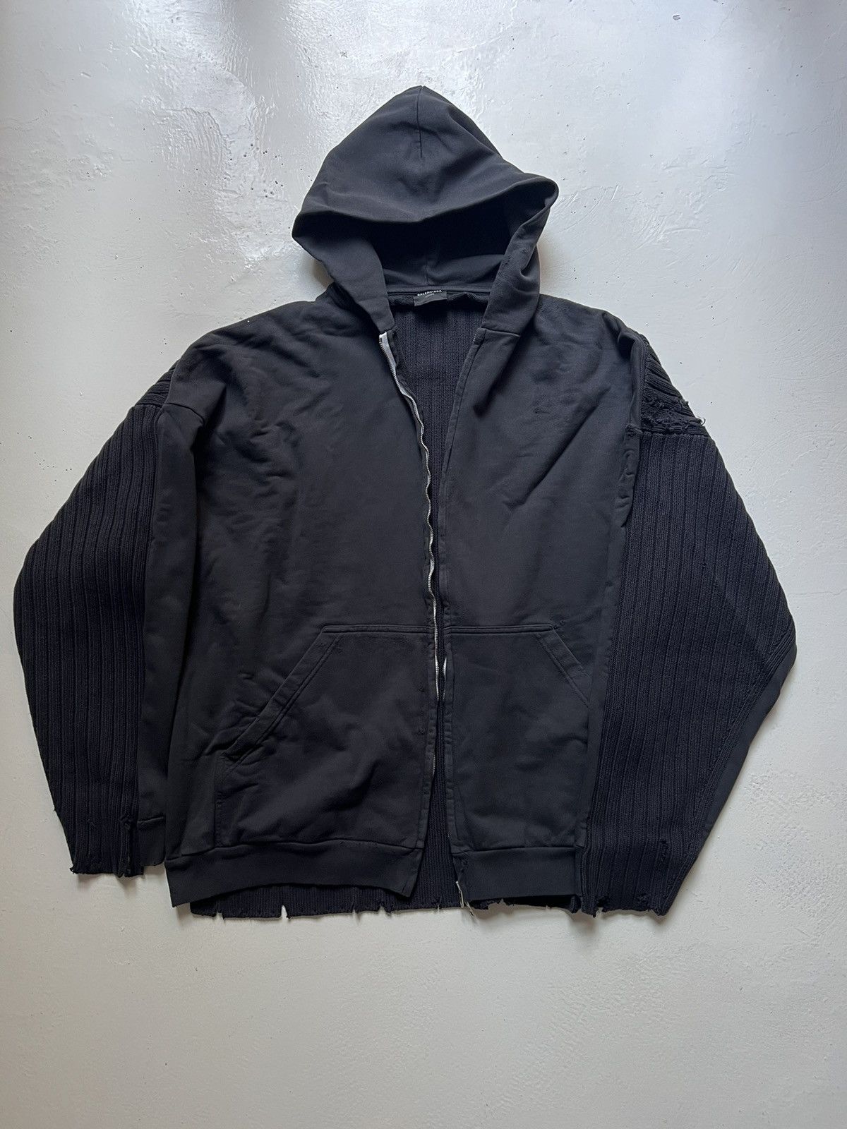 Balenciaga Patches Zip-up Hoodie Size US L / EU 52-54 / 3 - 1 Thumbnail