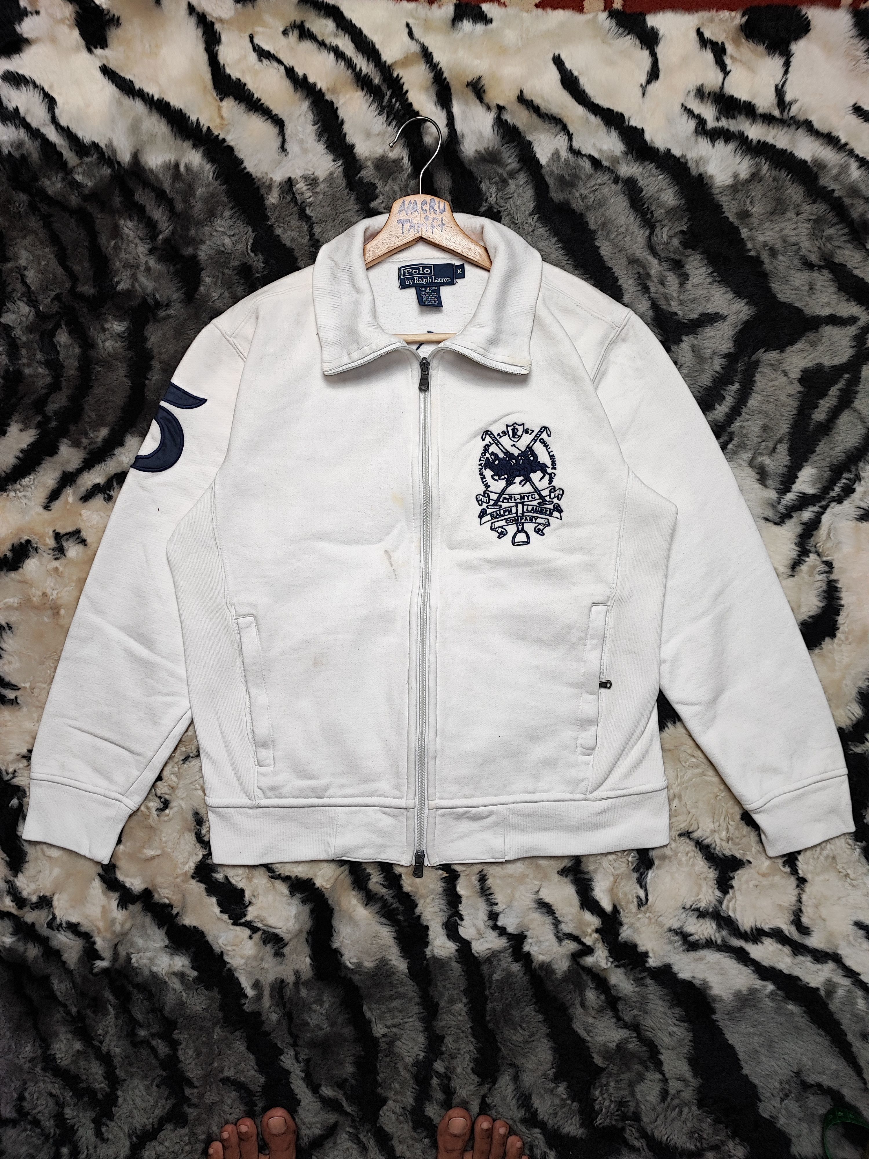 Polo Ralph Lauren Vintage Polo Ralph Lauren Number 5 Jacket Size US M / EU 48-50 / 2 - 2 Thumbnail