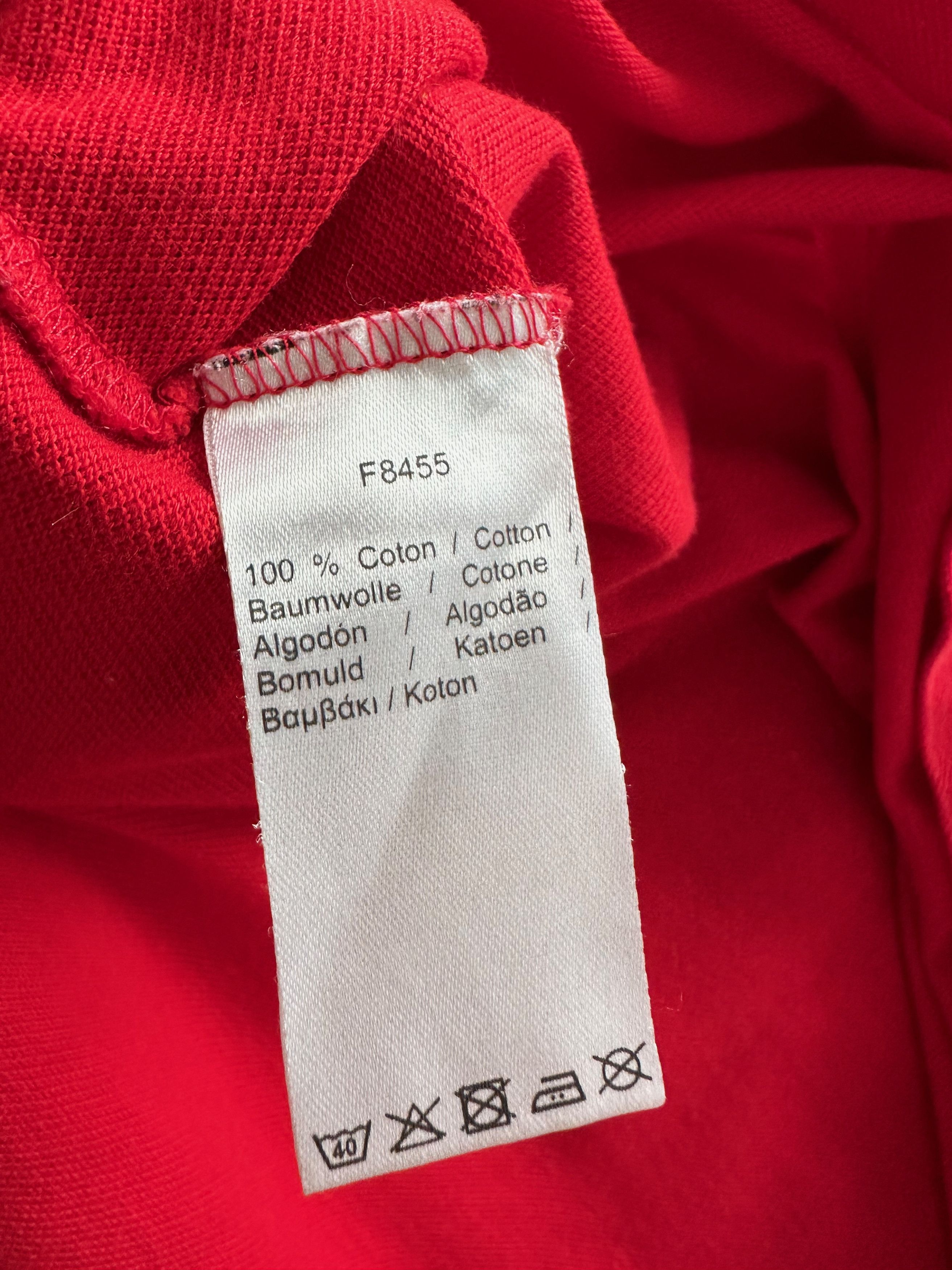 Lacoste Lacoste polo shirt long sleeve red cotton Size US XL / EU 56 / 4 - 6 Thumbnail