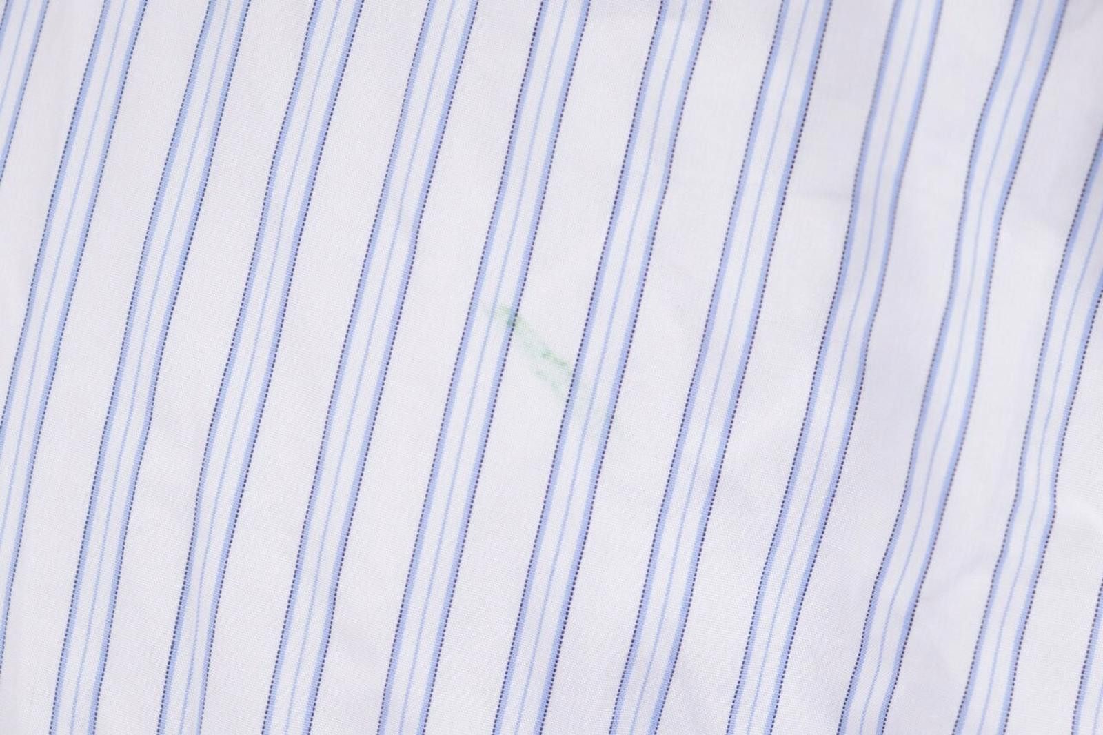 Designer Best Company White Pinstripe Button Down Shirt Size L Size US L / EU 52-54 / 3 - 11 Thumbnail