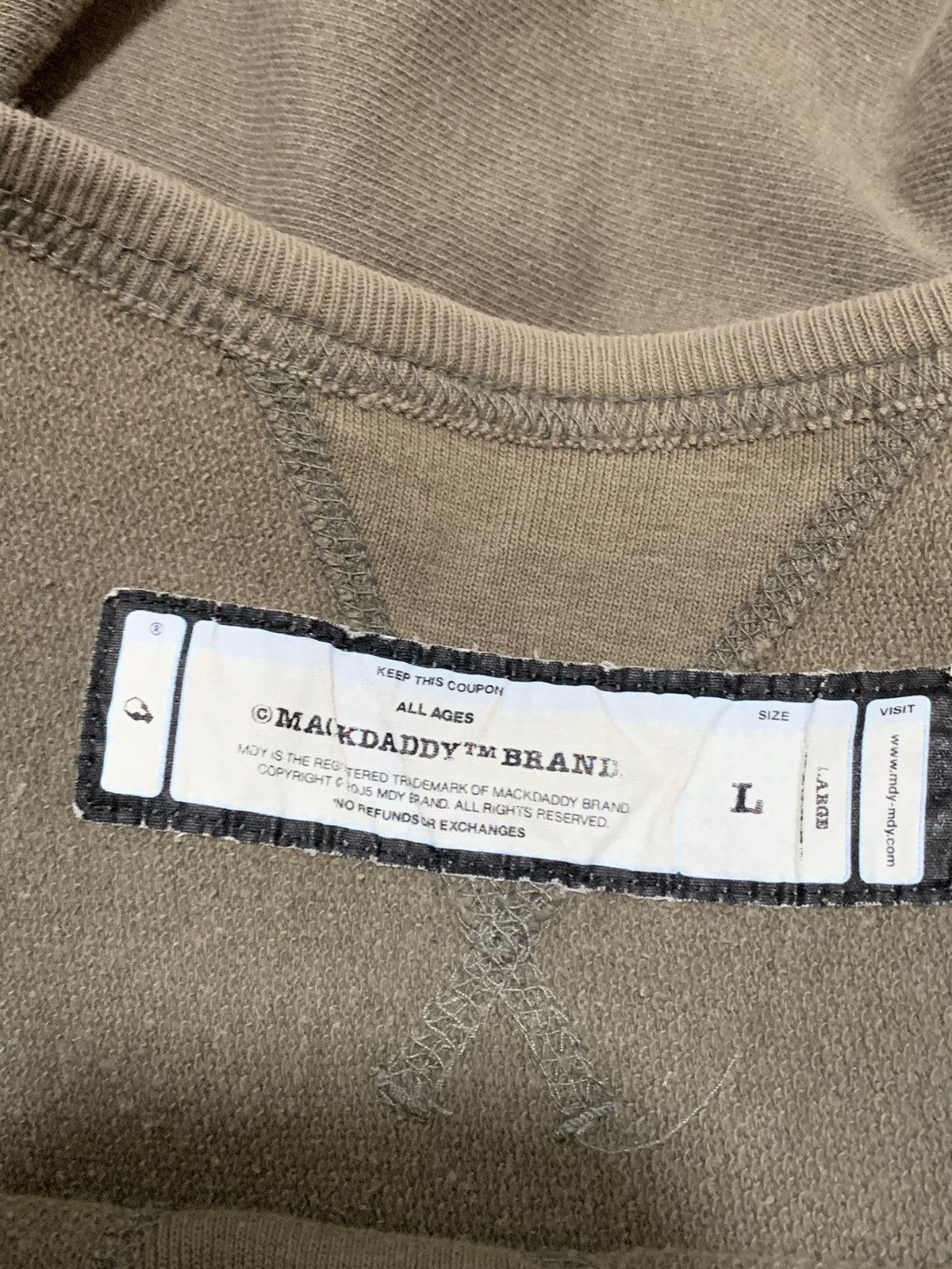 Japanese Brand 🔥🔥🔥Japanese Brand MackDaddy Sweatshirt Size US L / EU 52-54 / 3 - 12 Thumbnail