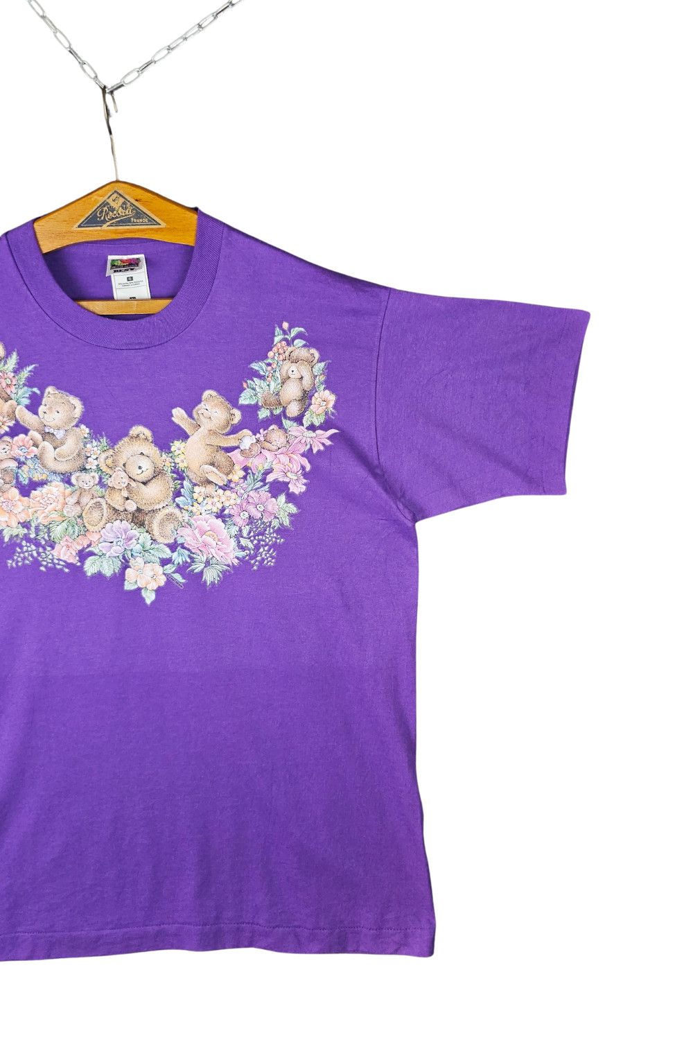 Fruit Of The Loom 1990s Air Waves x Joan Marie “Teddy Wreath” Tee - FOTL Best Size US L / EU 52-54 / 3 - 5 Thumbnail