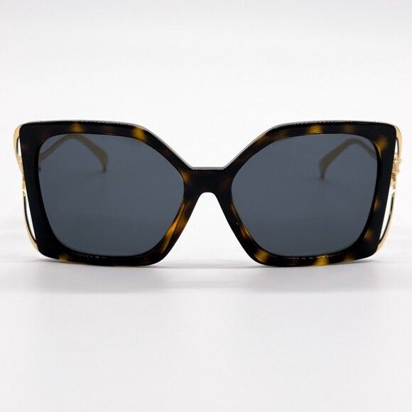 Versace NEW VERSACE VE4502U 108/87 SUNGLASSES HAVANA GOLD EYEWEAR Size ONE SIZE - 3 Thumbnail