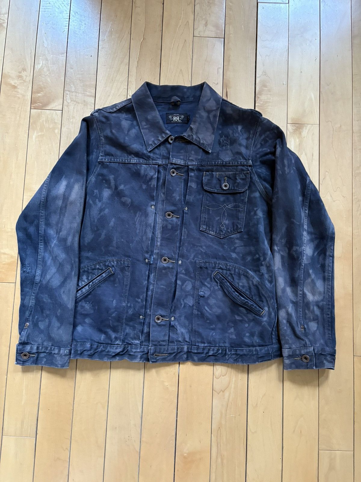 RRL Ralph Lauren RRL jungle cloth deck jacket | Grailed