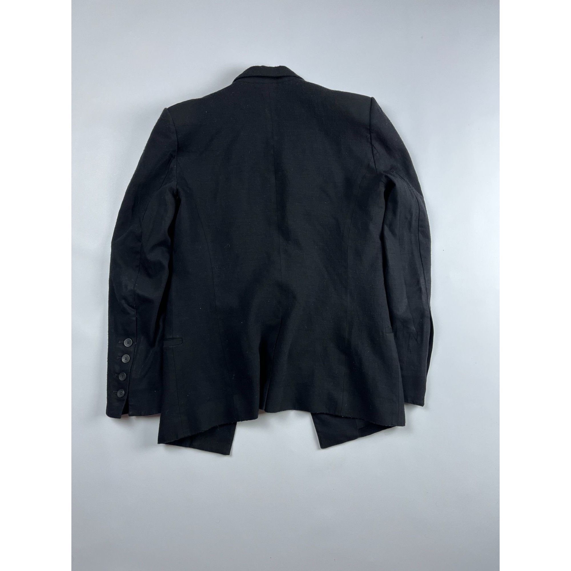 Helmut Lang Helmut Lang Black Blazer Jacket Size 2 Womens Wool Blend Pro Size XS / US 0-2 / IT 36-38 - 5 Thumbnail