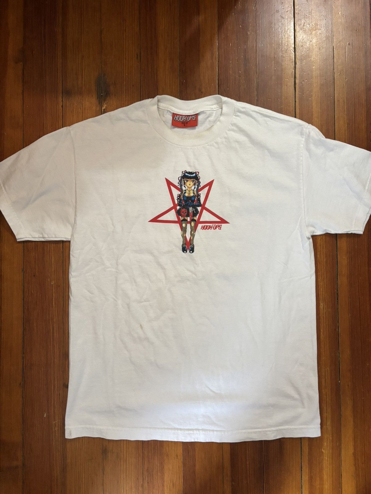Vintage Vintage Y2K Hook Ups Shirt Size US L / EU 52-54 / 3 - 1 Thumbnail