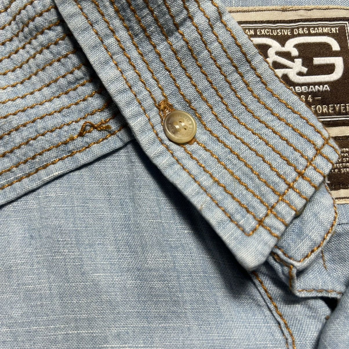 Dolce & Gabbana Vintage Dolce and Gabbana Button Up Shirt Size M / US 6-8 / IT 42-44 - 7 Thumbnail