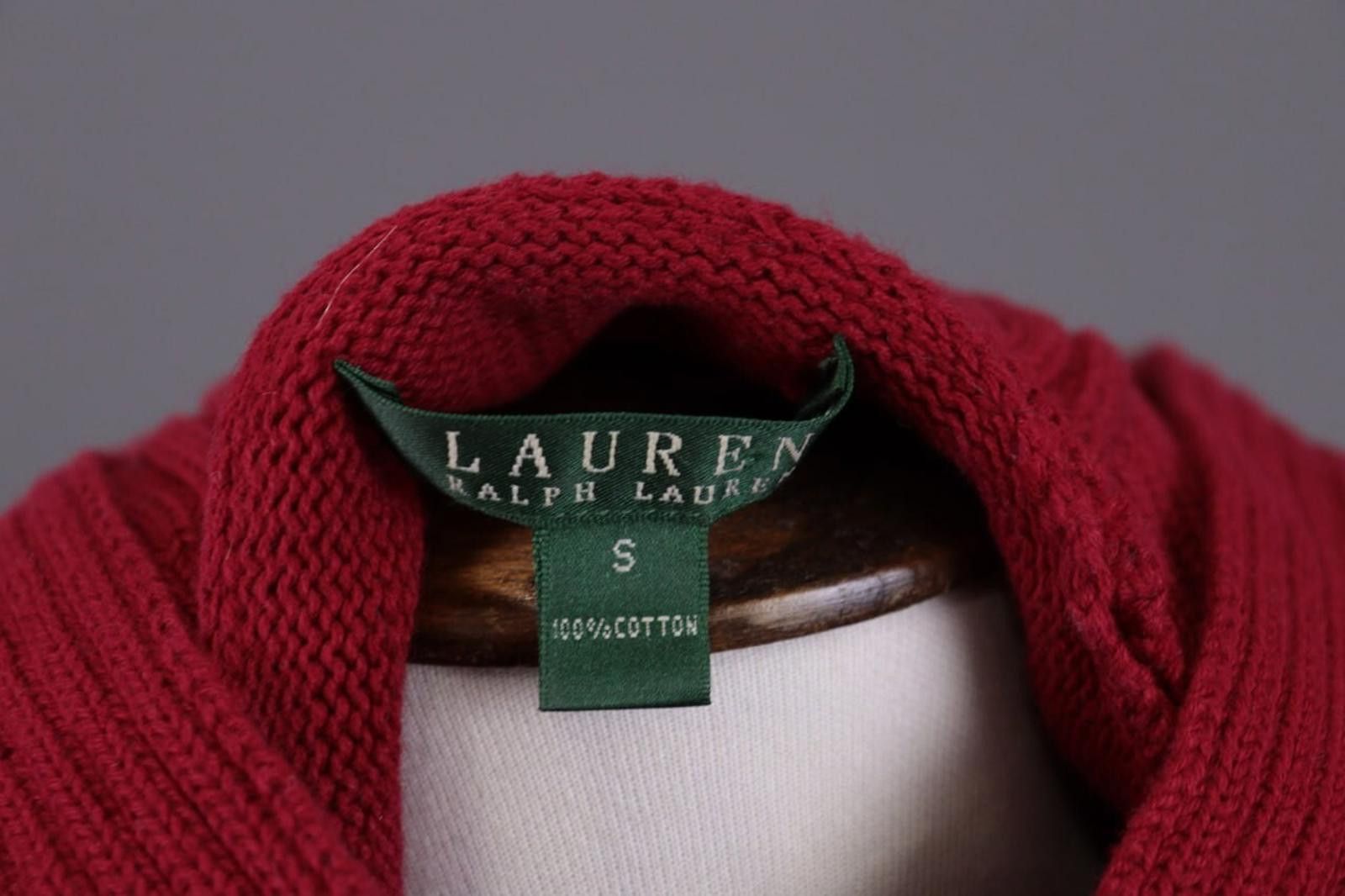 Lauren Ralph Lauren Lauren Ralph Lauren Red High Neck Jumper Sweater Size S Size S / US 4 / IT 40 - 11 Thumbnail