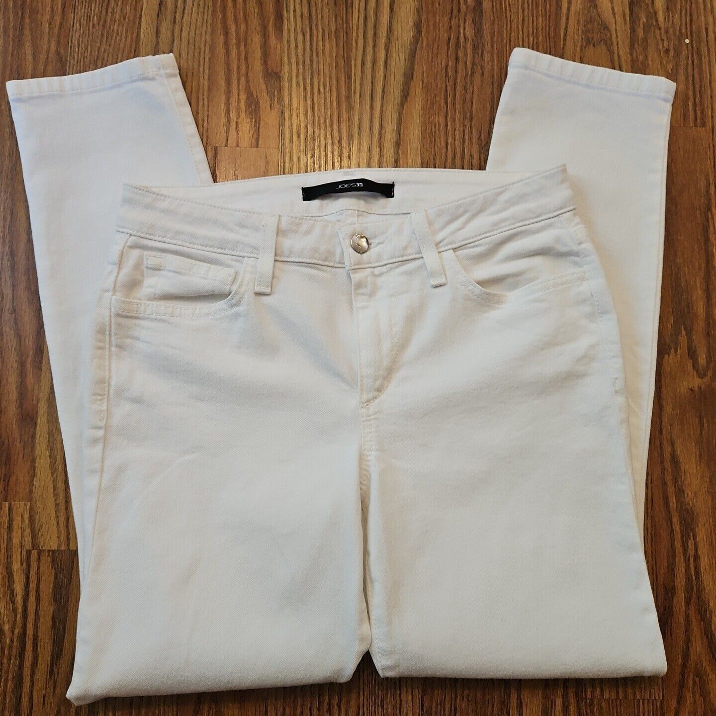 Designer Joes Jeans Skinny Ankle Jeans Womens 28 Waist White Denim Mi Size 28" / US 6 / IT 42 - 9 Thumbnail