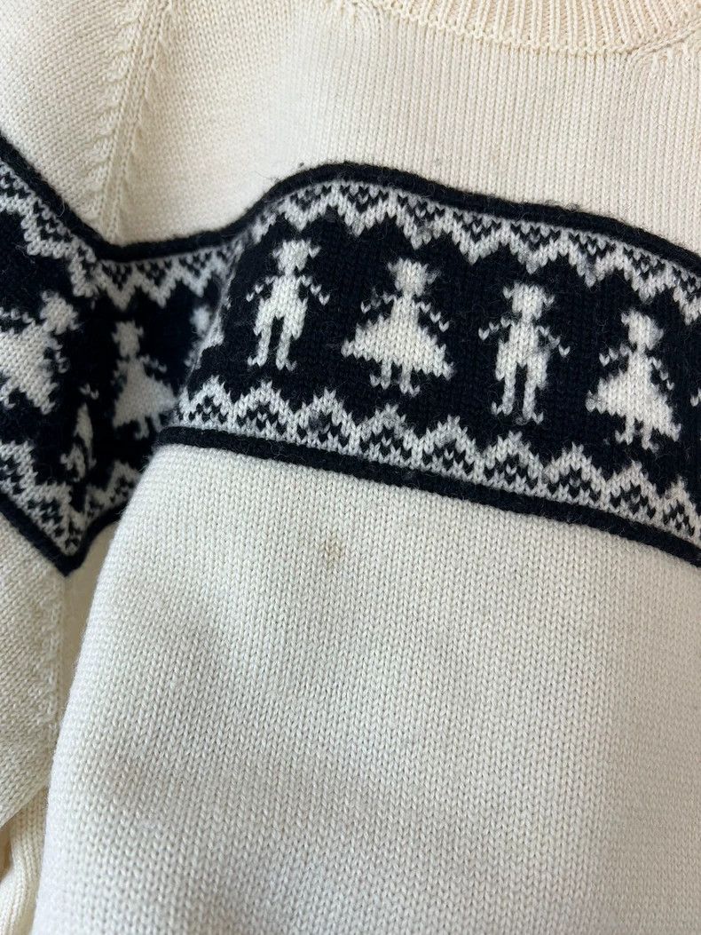 Yohji Yamamoto yohji Yamamoto Wool knitted little man sweater 2503-Nextarr Size US L / EU 52-54 / 3 - 7 Thumbnail