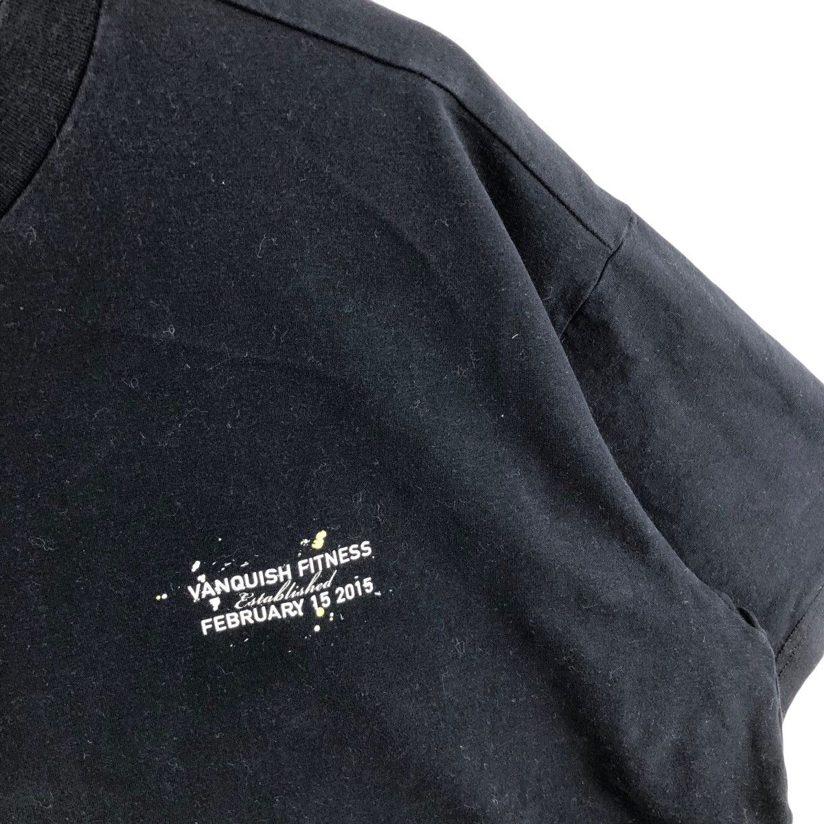 Vanquish VANQUISH Fitness Tee Shirt Big Logo Japanese Brand Size US XL / EU 56 / 4 - 3 Thumbnail