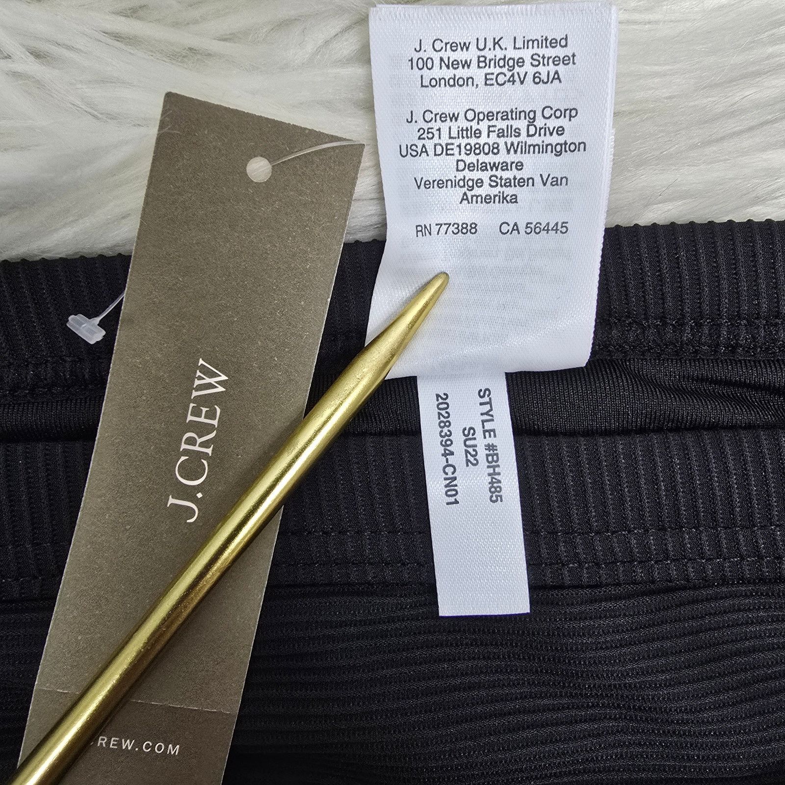 J.Crew J. Crew Ribbed-trim hipster full-coverage bikini bottom XXL Size ONE SIZE - 10 Thumbnail