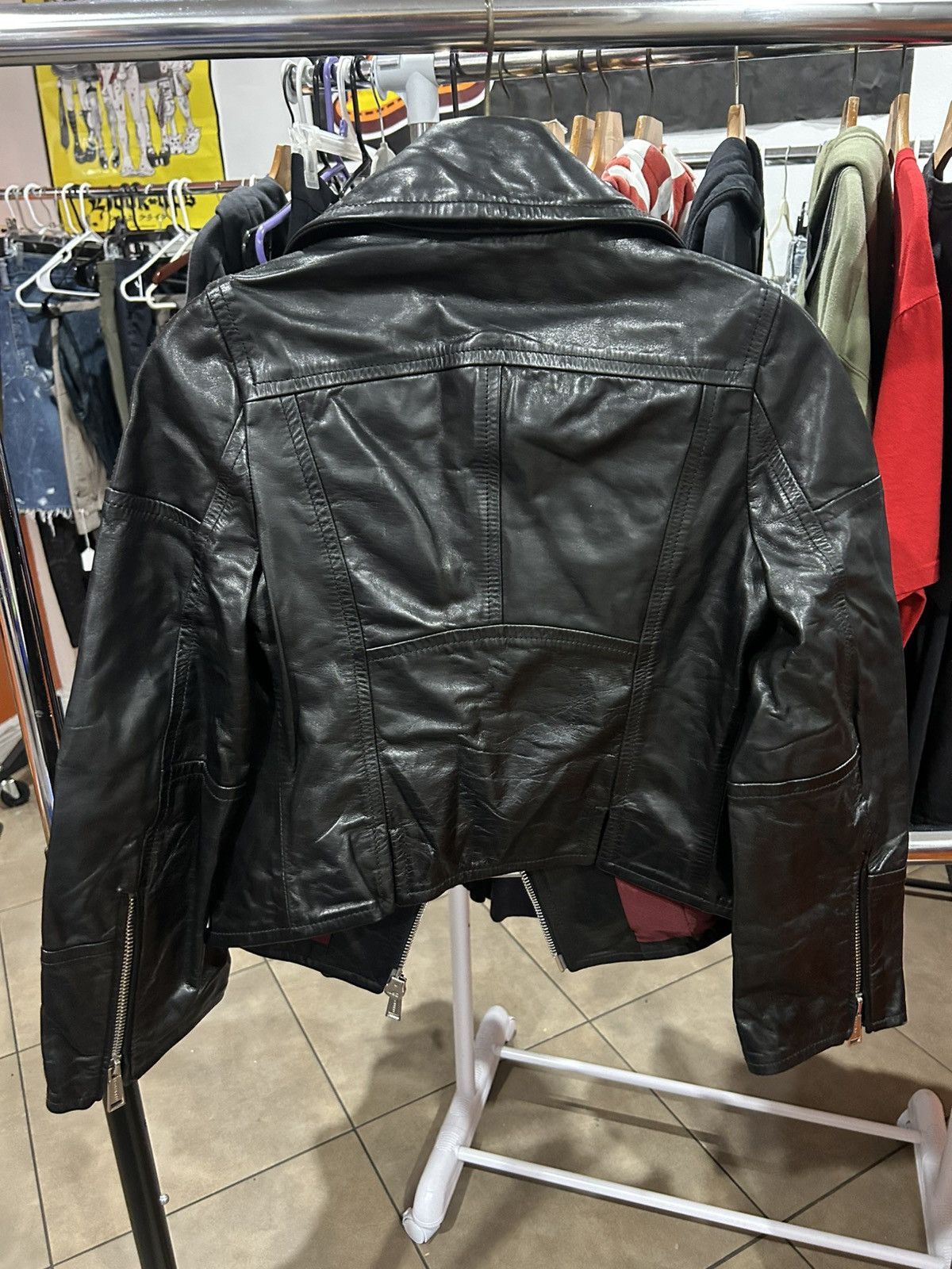 Dsquared2 Fw13 Dsquared2 calf leather zipper jacket Size L / US 10 / IT 46 - 4 Thumbnail
