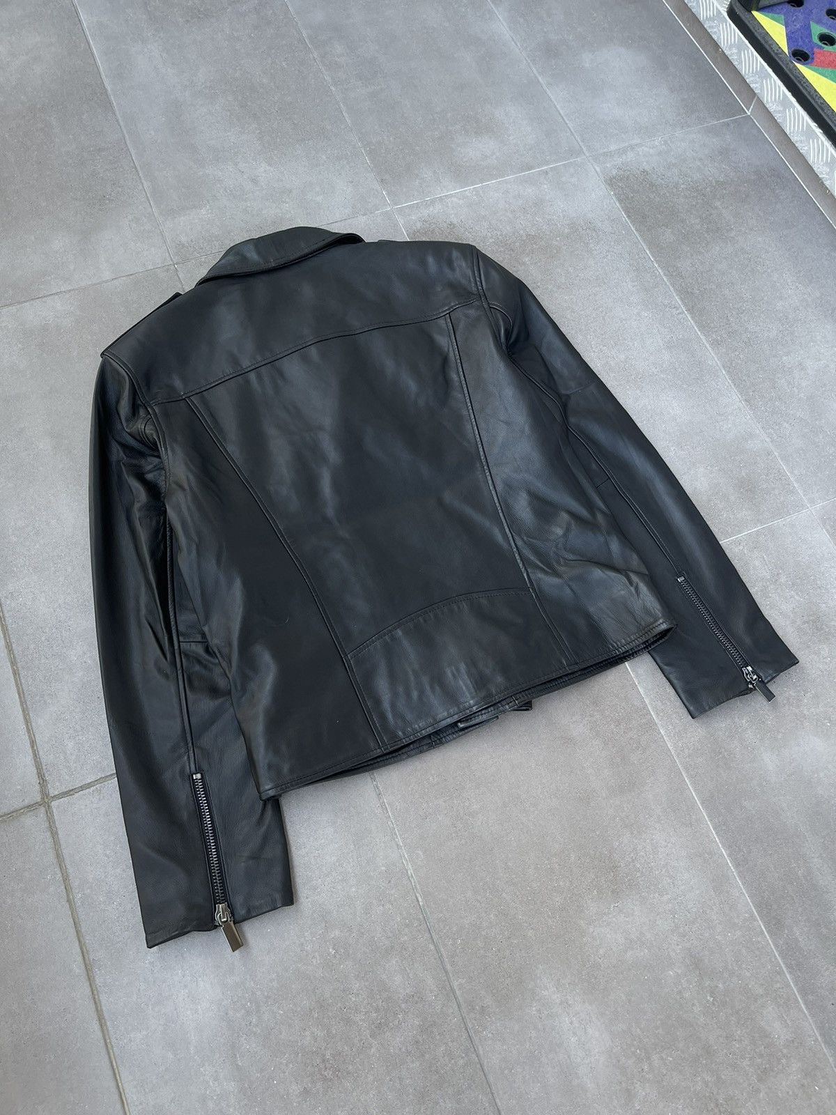 Leather !DS! AW22 Studio ID Biker Black Leather Jacket Size US M / EU 48-50 / 2 - 15 Thumbnail