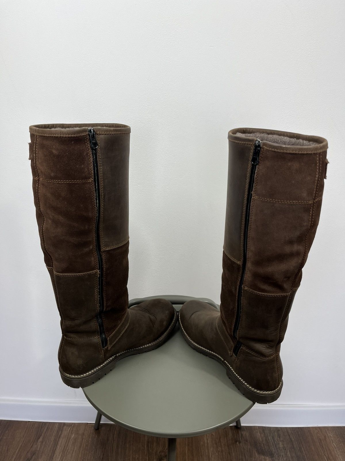 Other Waterproof Leather Knee High Boots Riding Outdoor EU 40 Size US 9 / IT 39 - 11 Thumbnail