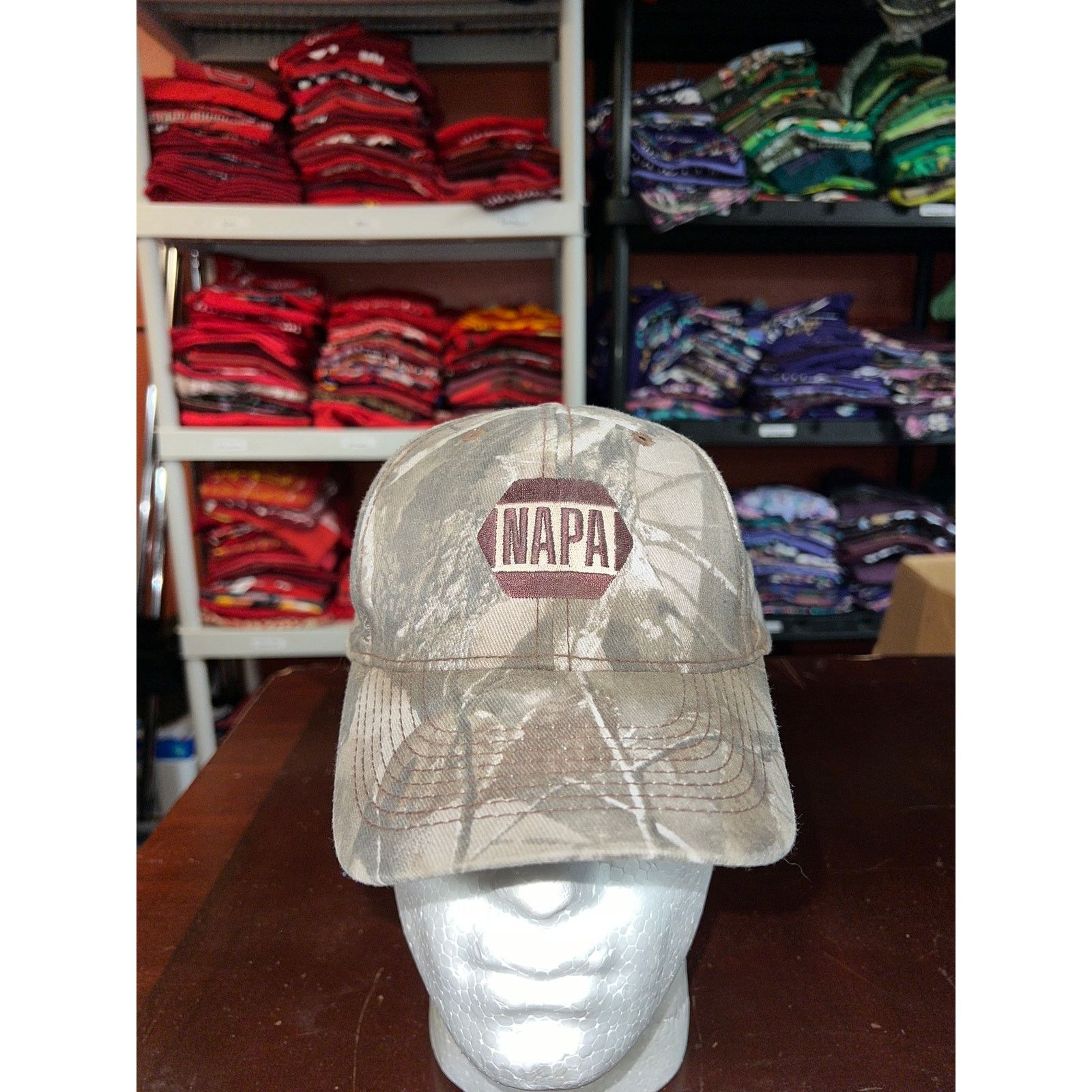 Vintage Napa Camo Hat Napa Auto Parts Racing Nascar Cap Snapback VTG Size ONE SIZE - 1 Thumbnail