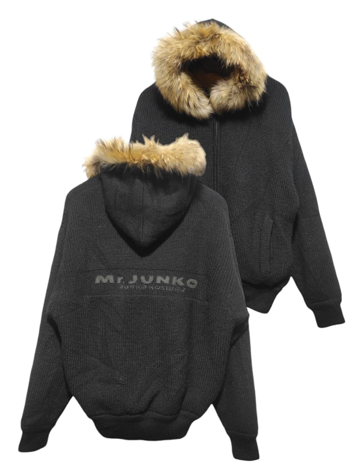 Mr. Junko Mr.Junko Knit Fur Hoodie If6Was9 LGB style Size US L / EU 52-54 / 3 - 1 Thumbnail