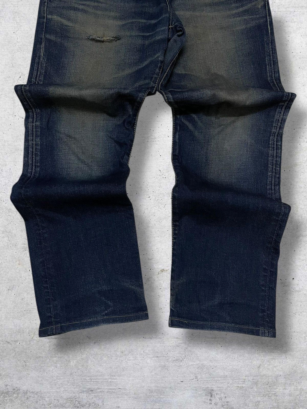 Edwin VINTAGE EDWIN 90S OG JAPAN DESIGNER DISTRESSED MUDWASH DENIM Size US 32 / EU 48 - 3 Thumbnail
