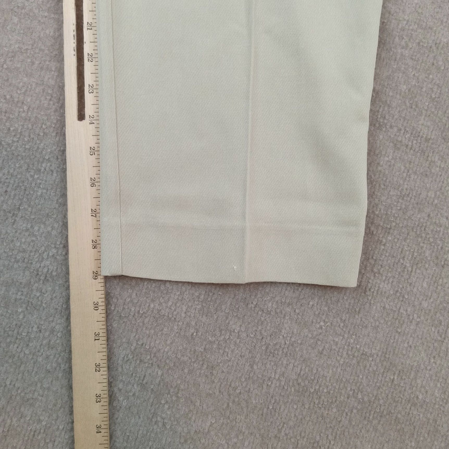 Tommy Bahama Tommy Bahama Mens Beige Chino Straight Fit Pleated Pants 36x30 Cotton Size US 36 / EU 52 - 3 Thumbnail