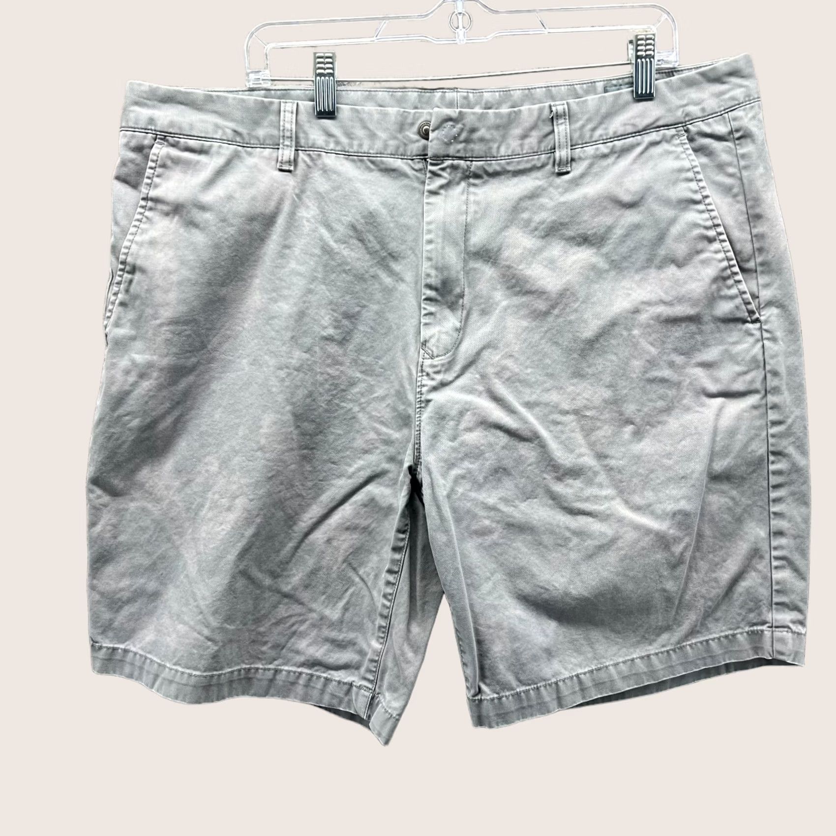 Bonobos Bonobos Shorts Mens 40 Gray Chino Flat Front Golf 9 In Canvas Read" Size US 40 / EU 56 - 1 Thumbnail