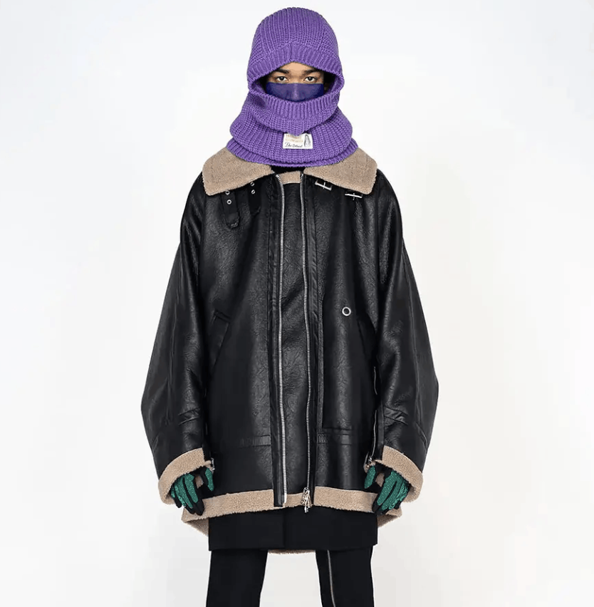 Takahiromiyashita The Soloist. NO MORE DROPS Takahiromiyashita The Soloist.Purple balaclava Size ONE SIZE - 3 Thumbnail