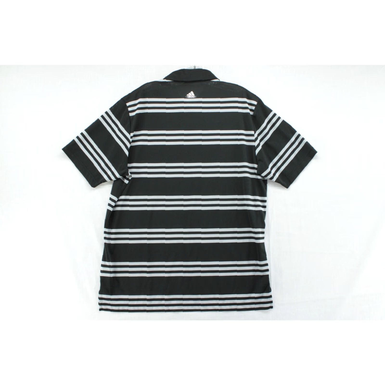 Adidas Adidas Polo Shirt Men's Large Black Striped Short Sleeve Retro Golf Preppy Size US L / EU 52-54 / 3 - 3 Thumbnail