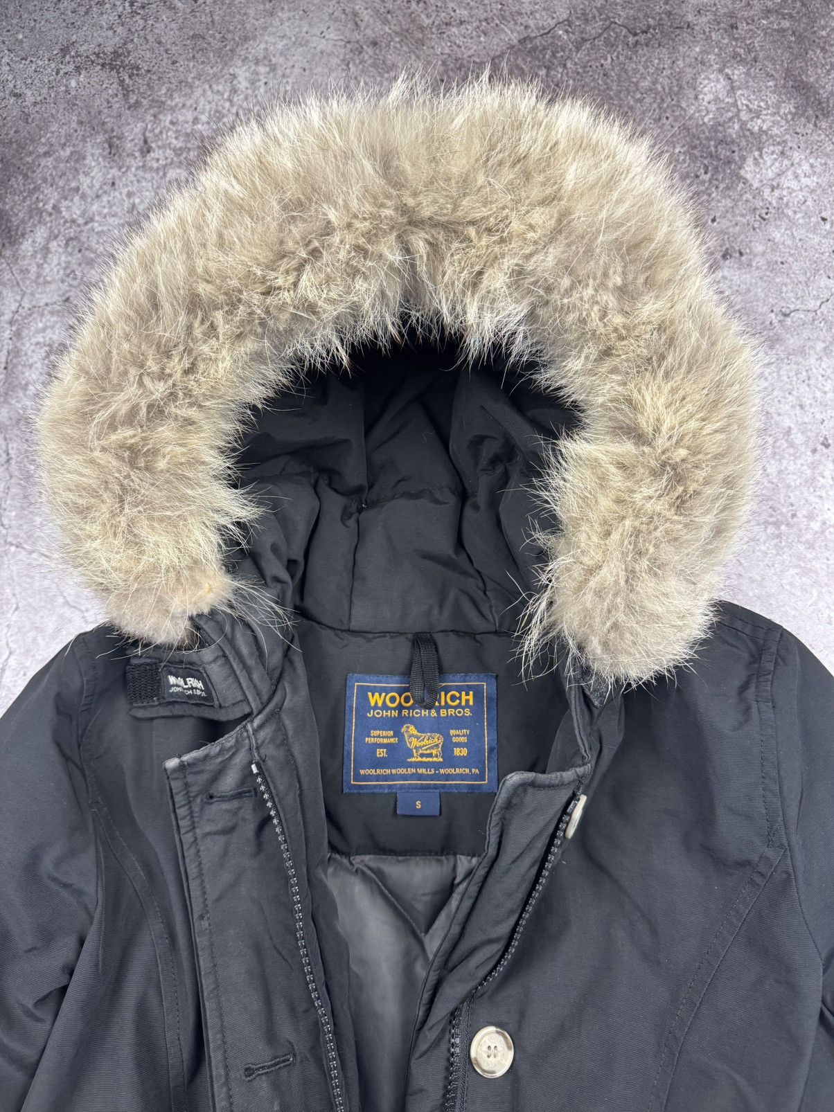 Woolrich Woolen Mills Woolrich John Rich&Bros Black Arctic Parka Jacket Down Hype Size US S / EU 44-46 / 1 - 5 Thumbnail