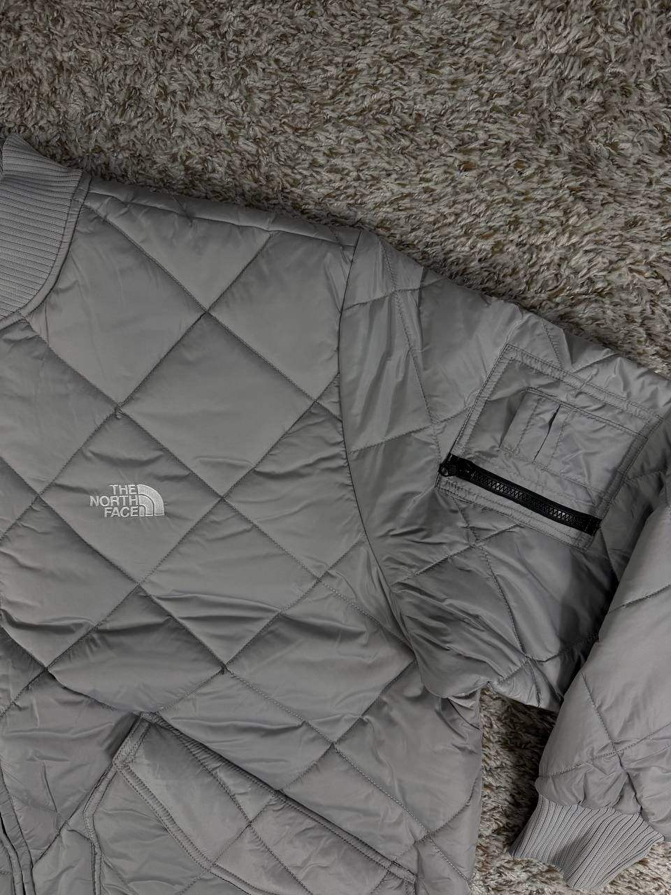 The North Face The North Face Never Stop Exploring Gray Quilted Jacket Size US XXL / EU 58 / 5 - 4 Thumbnail