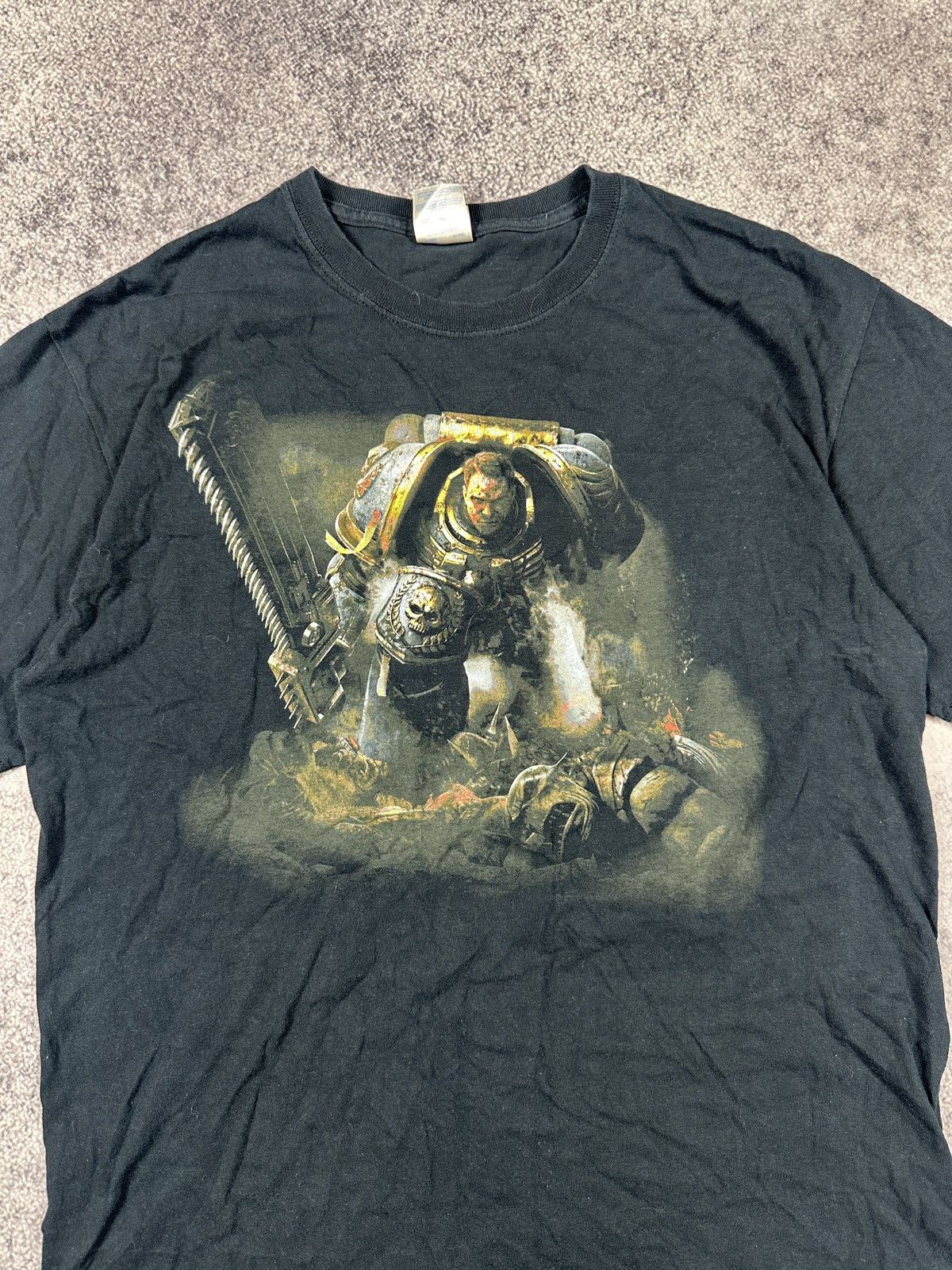 The Game Vintage Warhammer 40k Art Logo T-shirt Streetwear Rare L USA Size US L / EU 52-54 / 3 - 2 Thumbnail