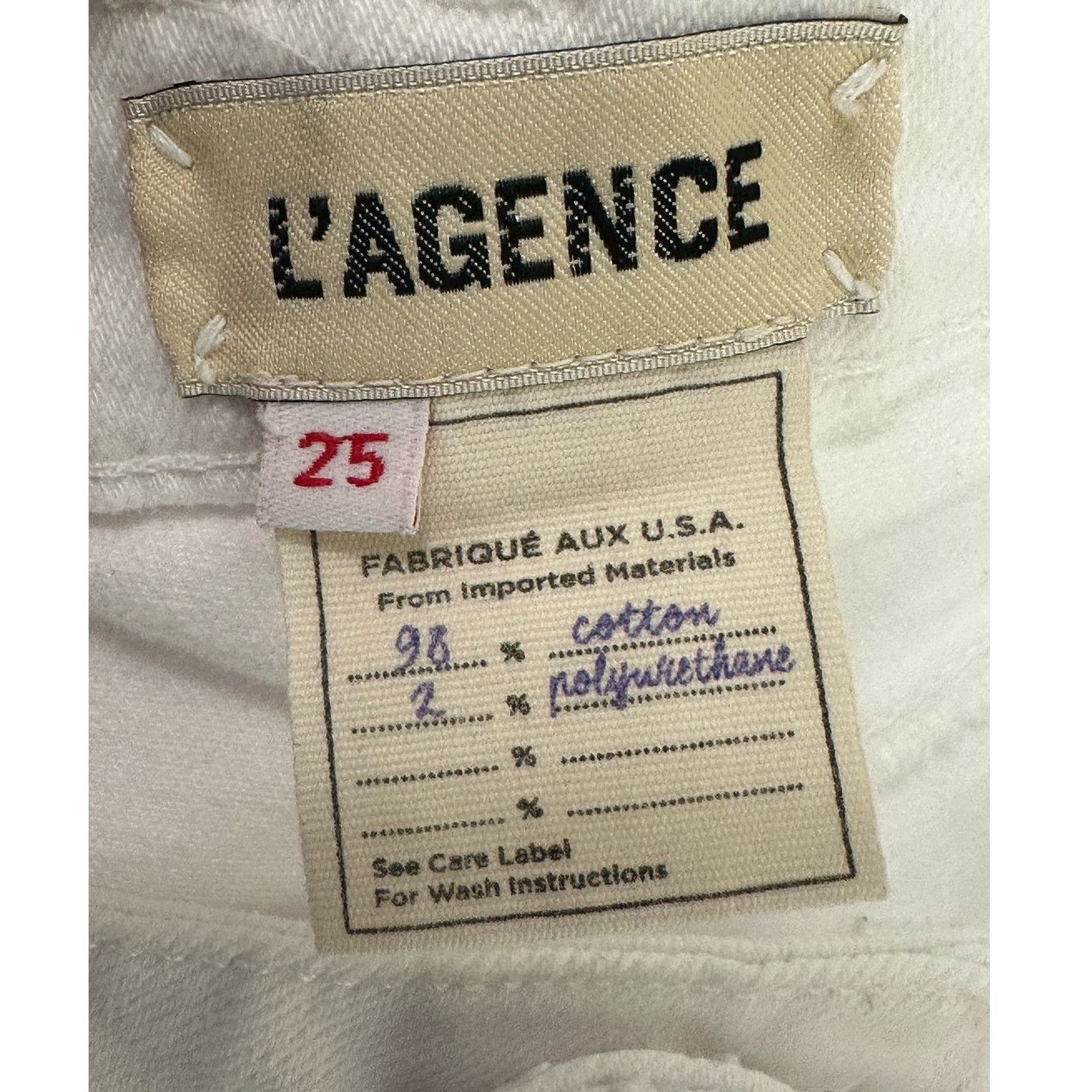 L'AGENCE L’Agence white flare jeans size 25 - 0 Size 25" / US 0 / IT 36 - 3 Thumbnail