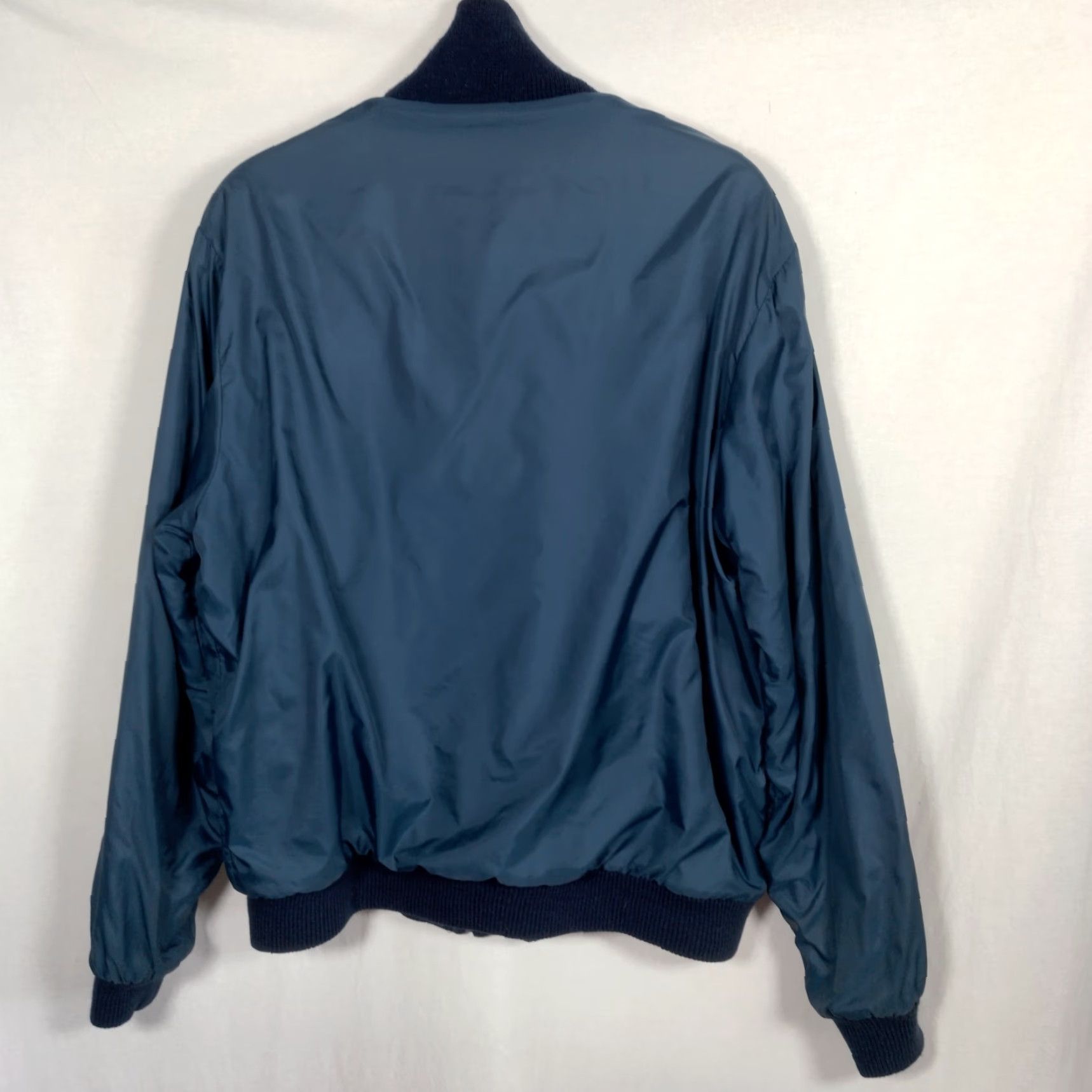 Izod VINTAGE Izod Lacoste Reversible Sweater Jacket Men L Blue Grandpa Logo Classic Retro Knit Jacket Shirt Size US L / EU 52-54 / 3 - 4 Thumbnail