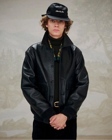 Aime Leon Dore NEW AIME LEON DORE Embroidered Script Sport Hat cap black Size ONE SIZE - 2 Thumbnail