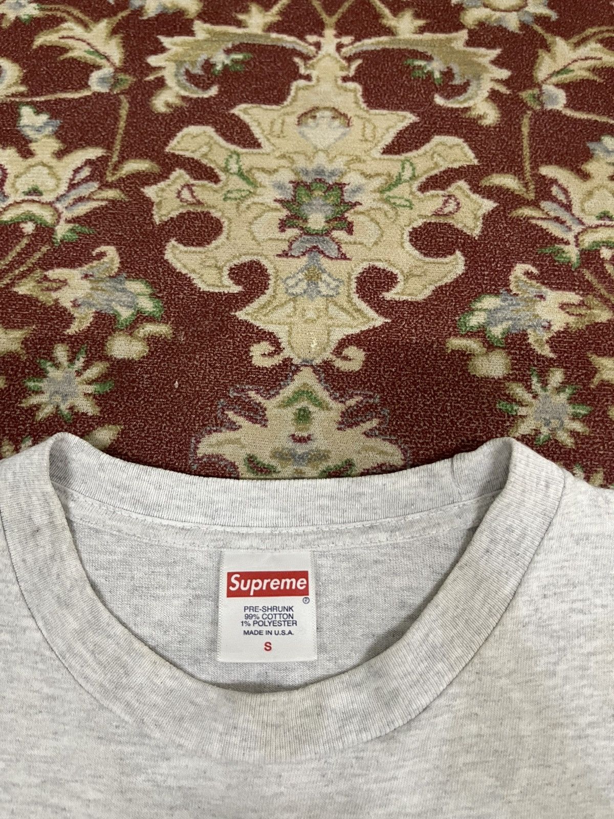 Supreme 2000s SUPREME LEDA AND SWAN TEES GREY Size US S / EU 44-46 / 1 - 7 Thumbnail