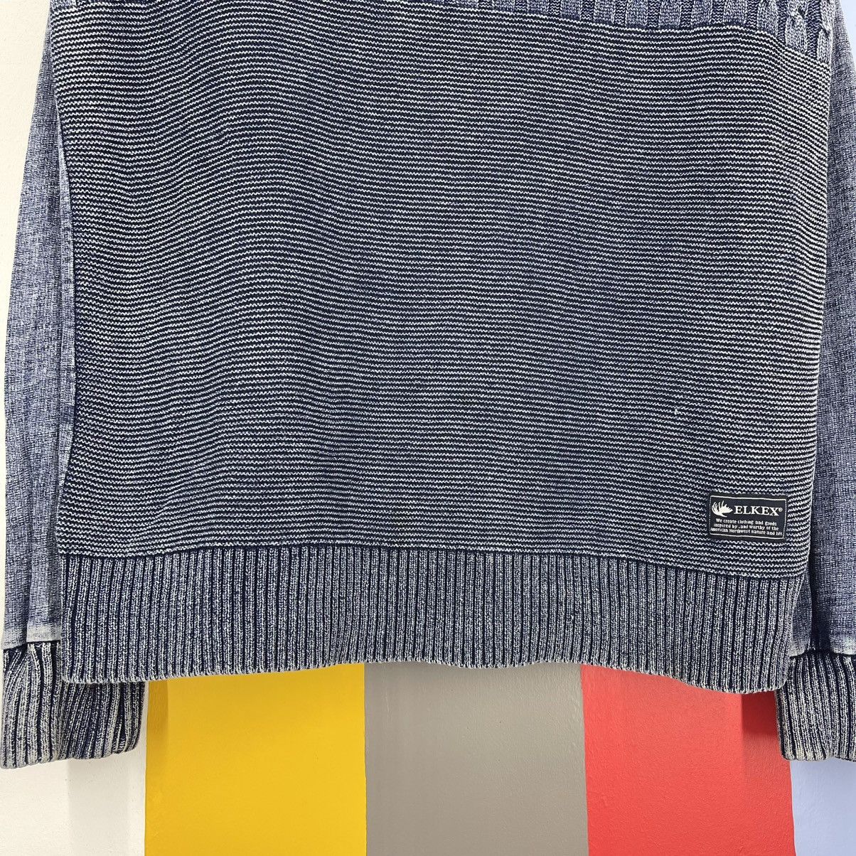 Japanese Brand ELKEX Woven Knit Sweatshirt #2012/13 Size US L / EU 52-54 / 3 - 5 Thumbnail