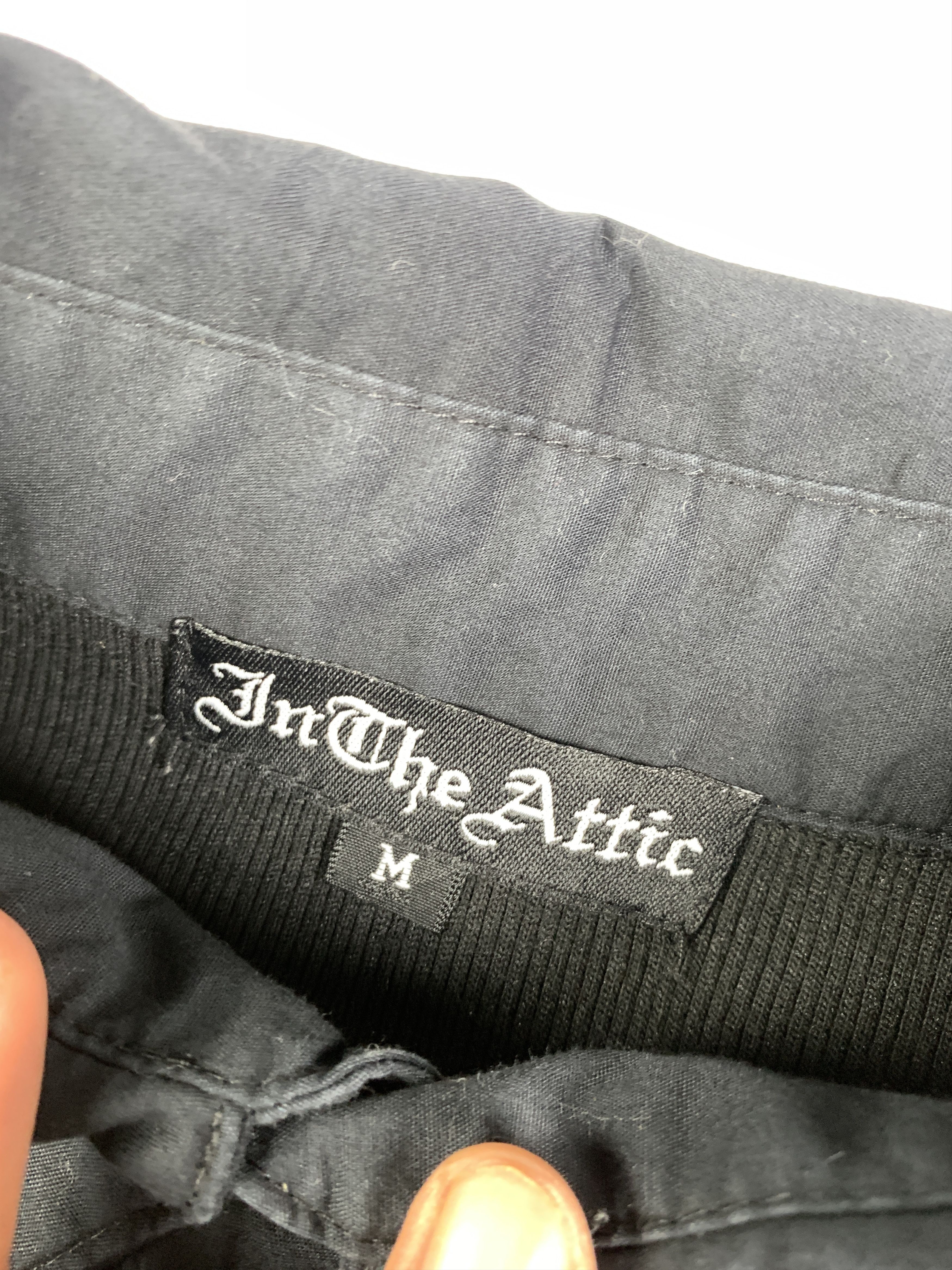 In The Attic In The Attic Black Skull Poem Fitted Polo (M) Size M / US 6-8 / IT 42-44 - 8 Thumbnail