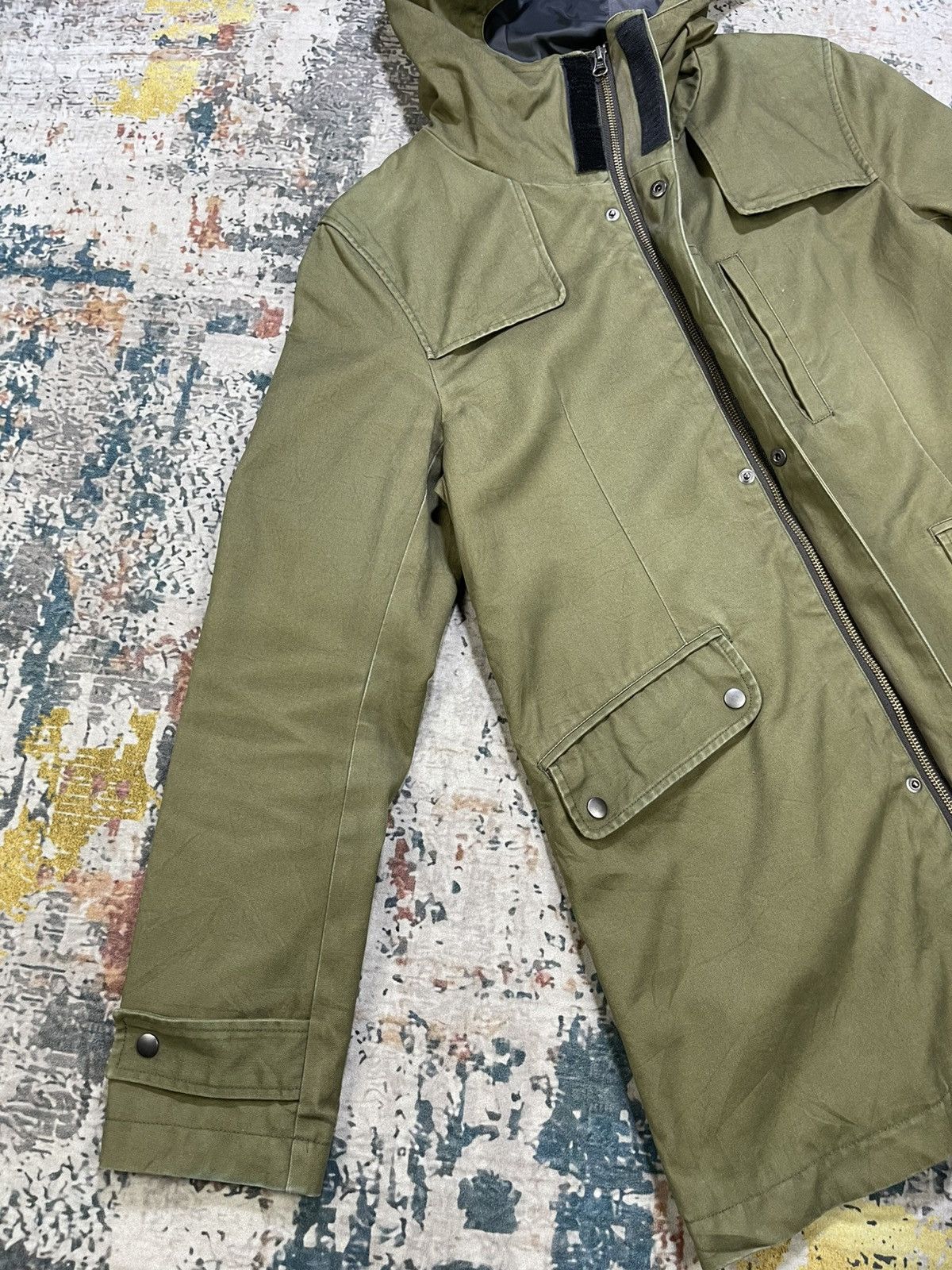 Katharine Hamnett London Katharine Hamnett Military Hooded Field Jacket Size US M / EU 48-50 / 2 - 5 Thumbnail