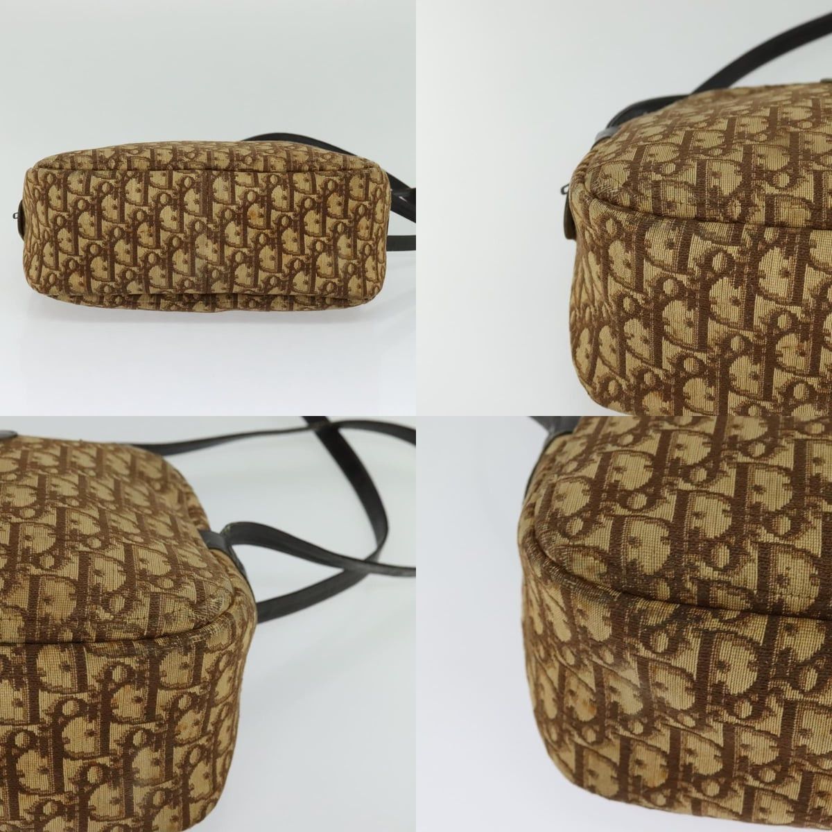 Dior DIOR Trotter Canvas Shoulder Bag Brown Size ONE SIZE - 10 Thumbnail