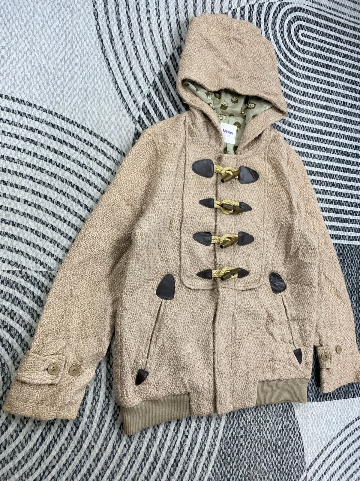 Ne-Net Vintage Ne-net By Issey Miyake Wool Duffle Coat Jacket Size US M / EU 48-50 / 2 - 3 Thumbnail